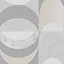 Superfresco Easy Grey Geometric Smooth Wallpaper Sample