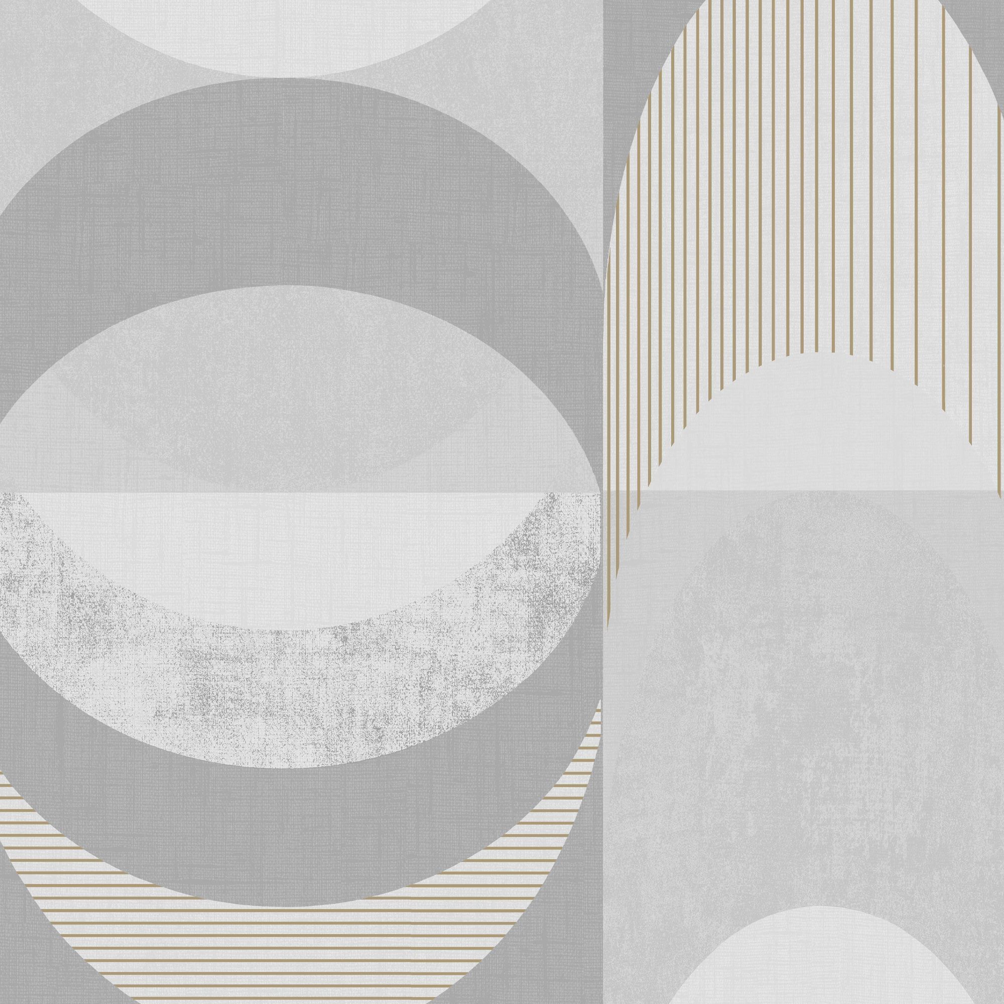 Superfresco Easy Grey Geometric Smooth Wallpaper