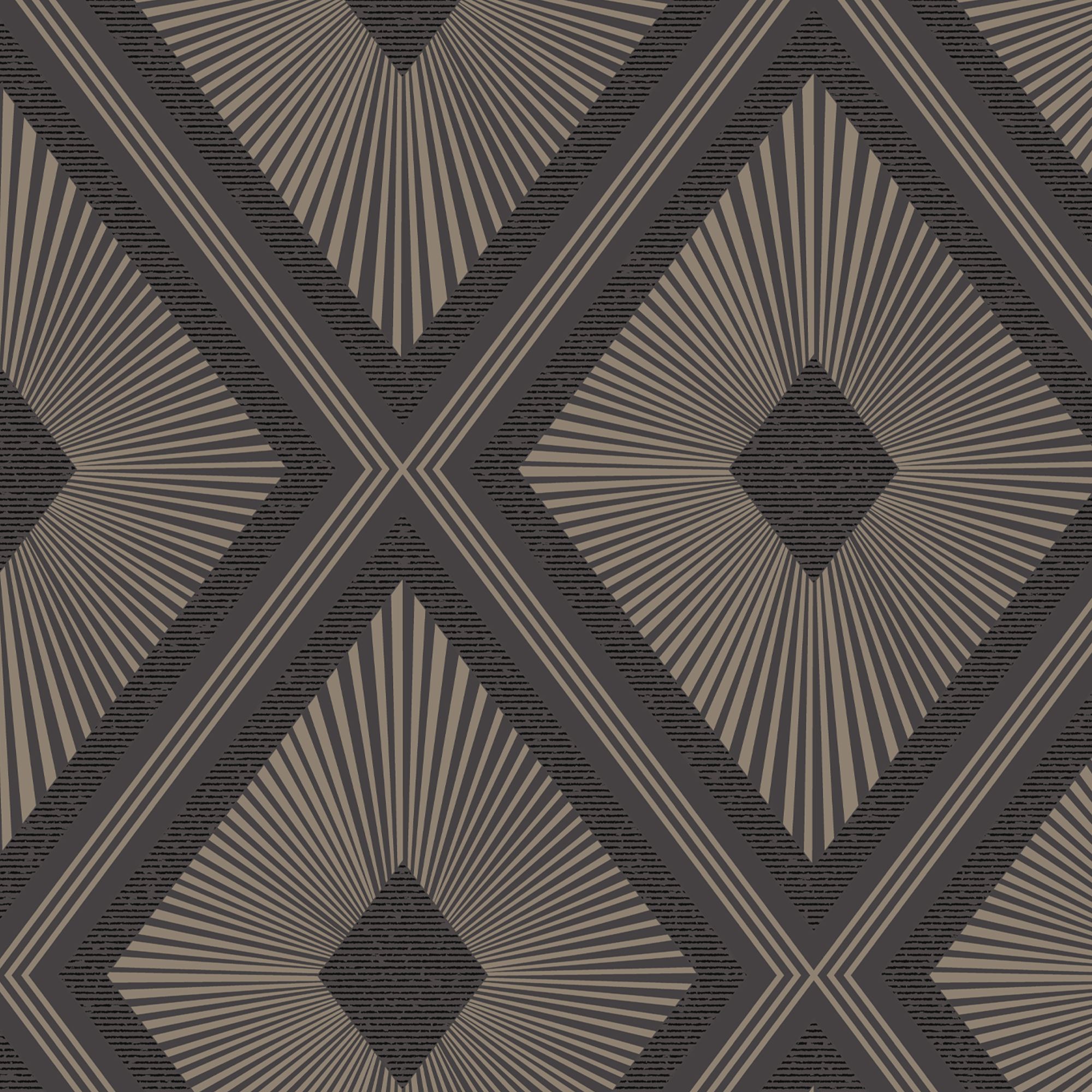 Superfresco Easy Grey Metallic effect Fitz Geo Textured Wallpaper