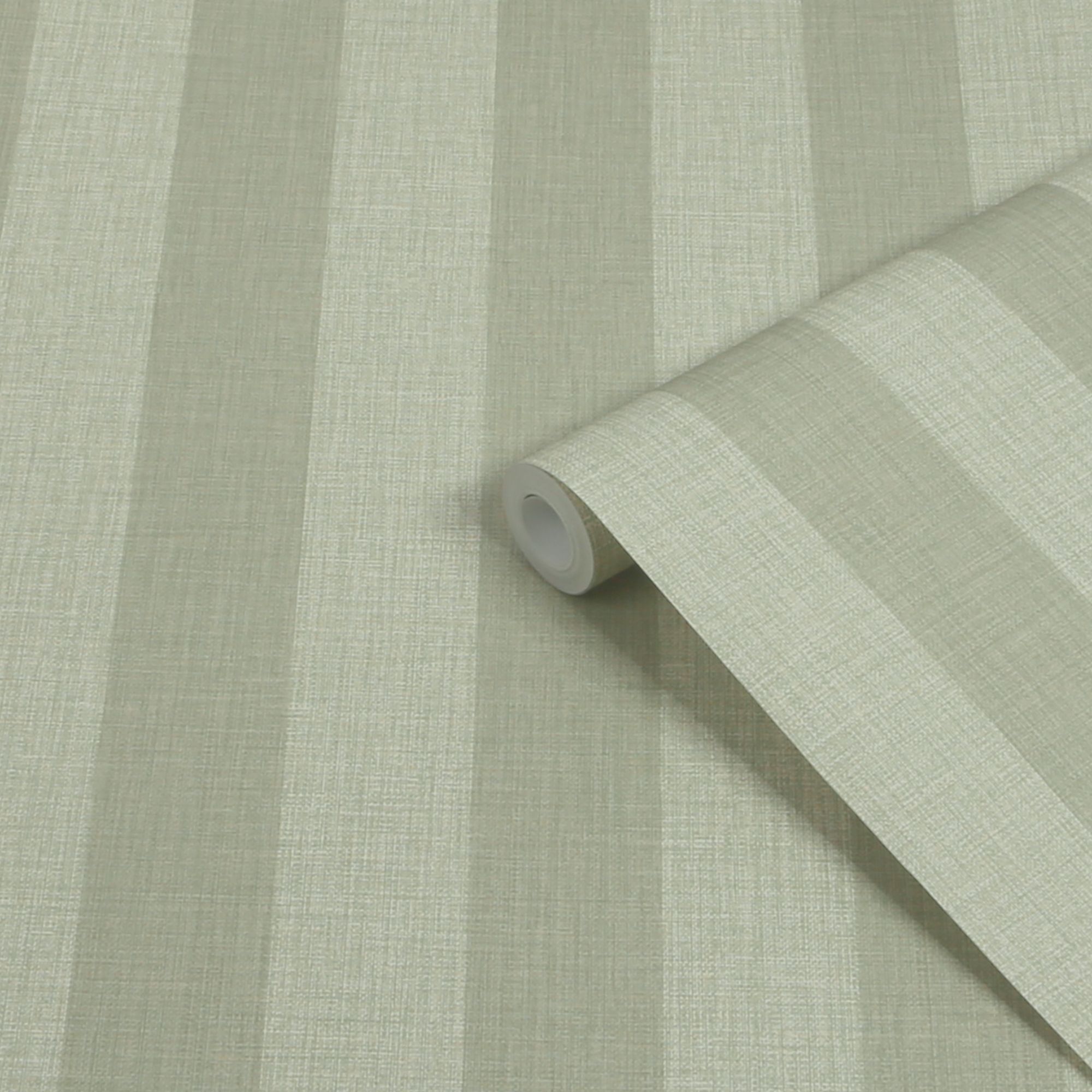 Superfresco Easy Sage Stripe Patterned Smooth Wallpaper