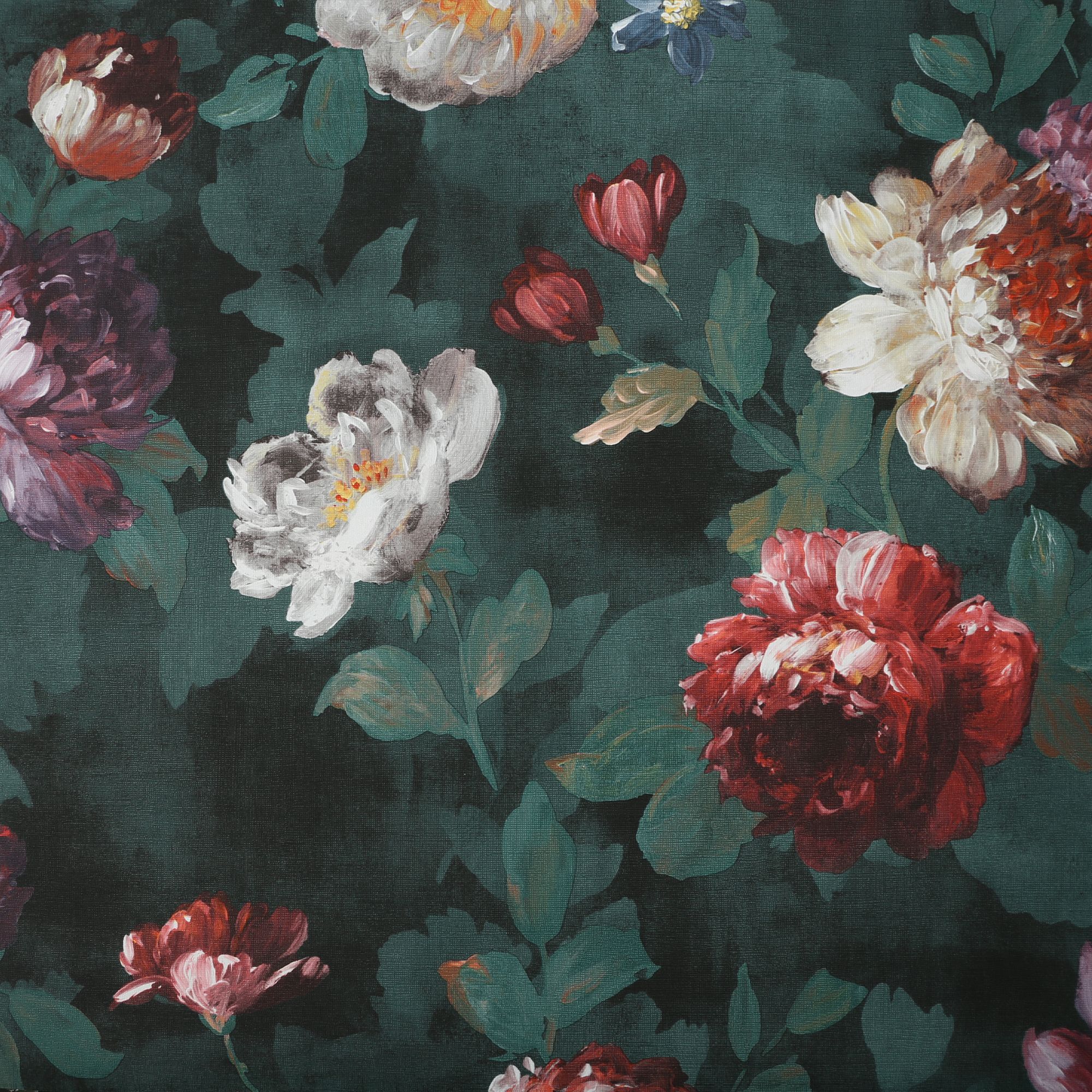 Superfresco Easy Vermeer Green Floral Smooth Wallpaper Sample