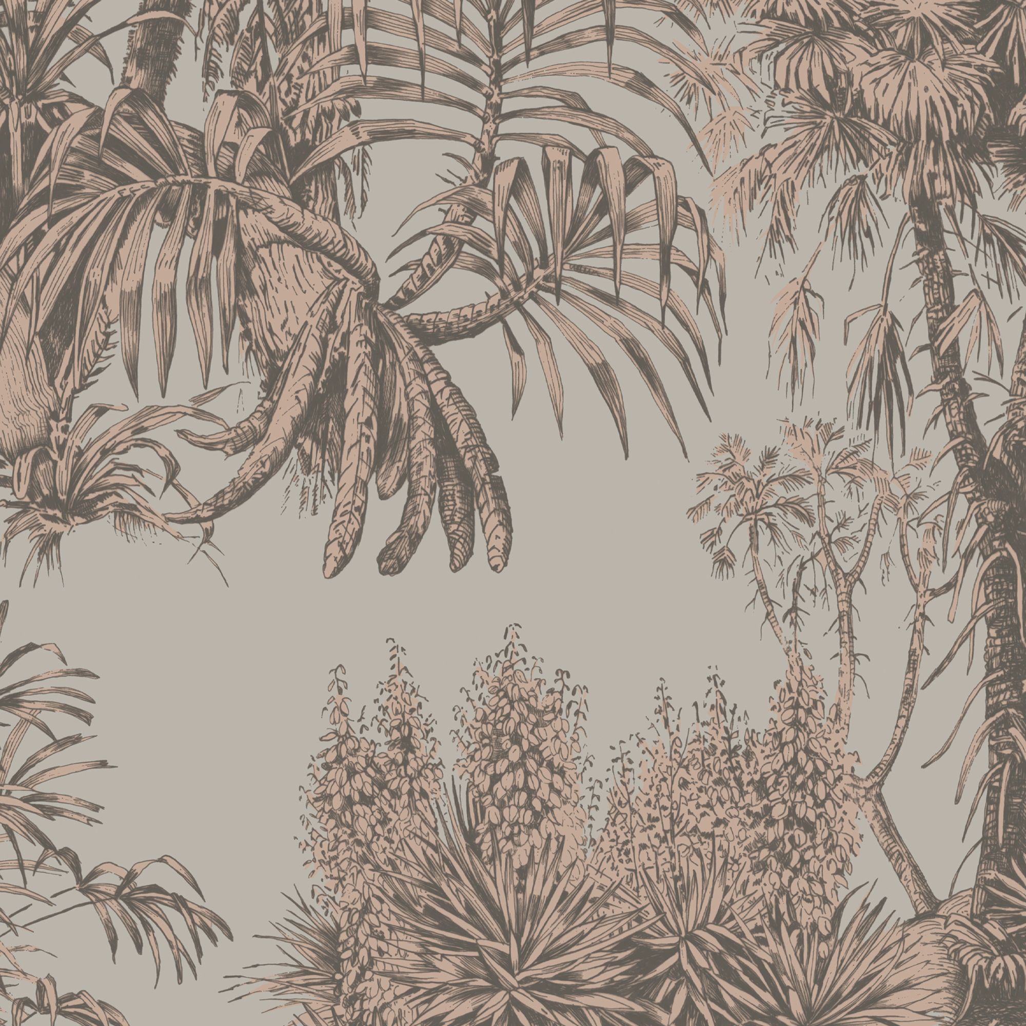 Superfresco Easy Wanderlust Natural Metallic effect Tropical Plains Smooth Wallpaper