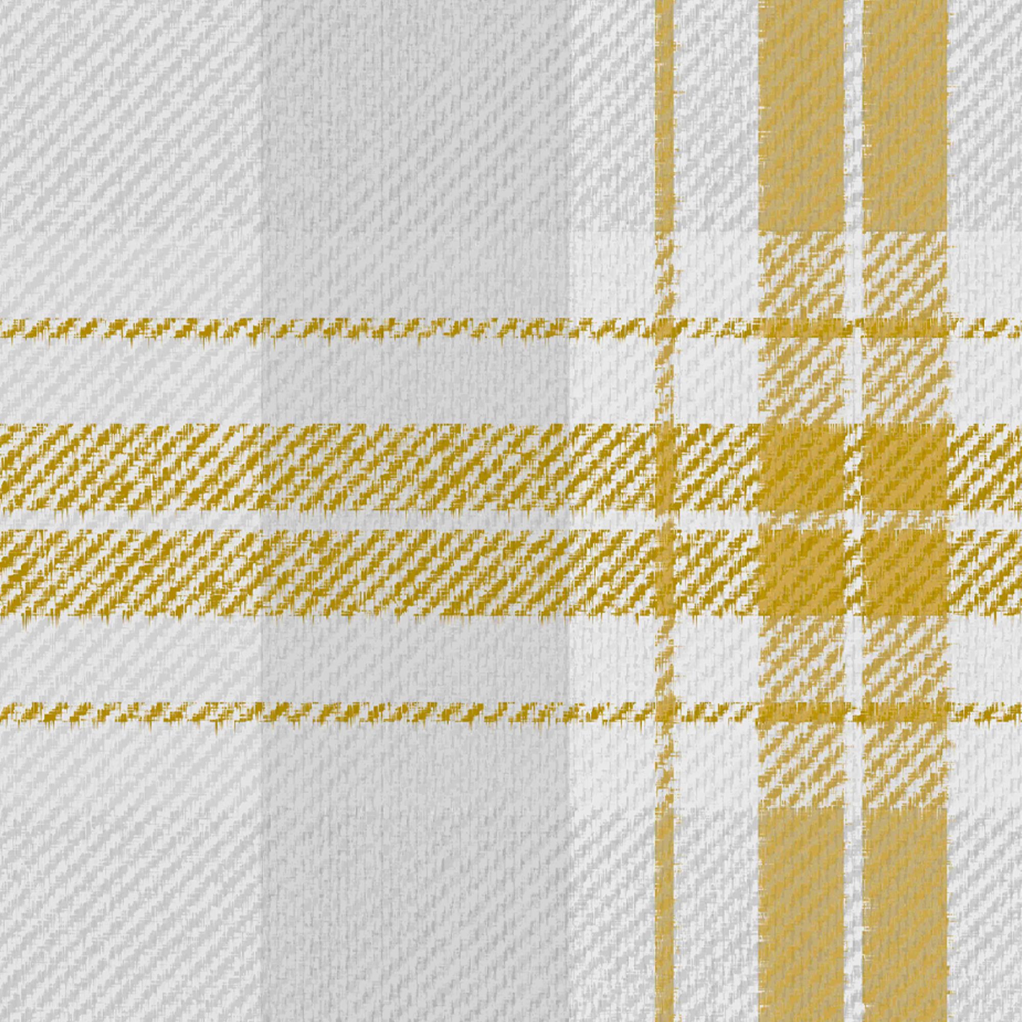 Superfresco Easy Yellow Fabric effect Tartan Smooth Wallpaper Sample