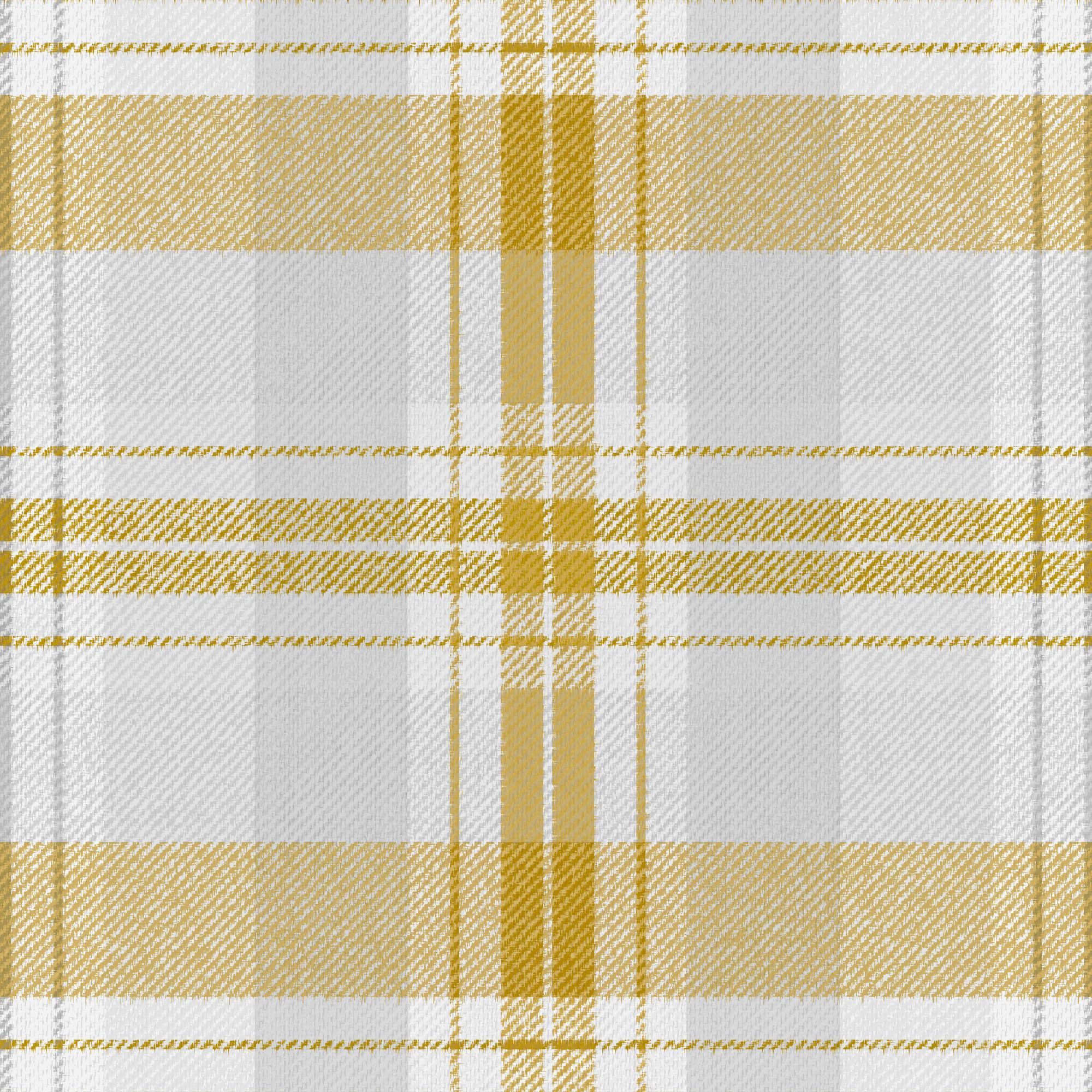 Superfresco Easy Yellow Fabric effect Tartan Smooth Wallpaper