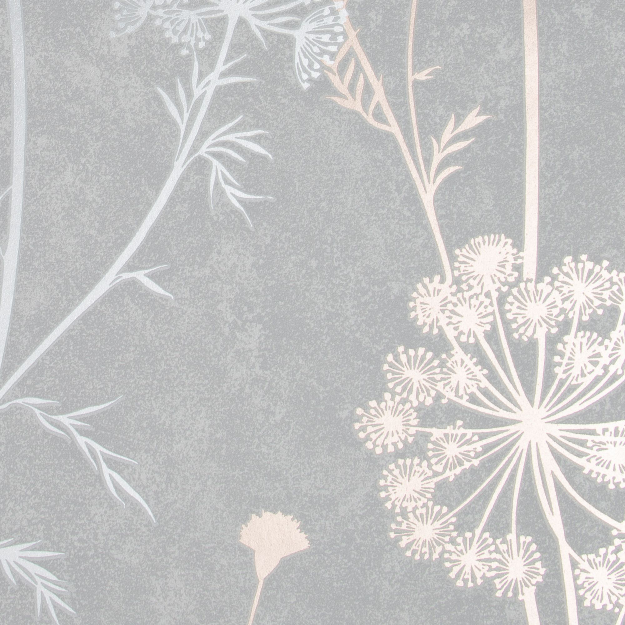 Superfresco Rose gold effect Floral Smooth Wallpaper