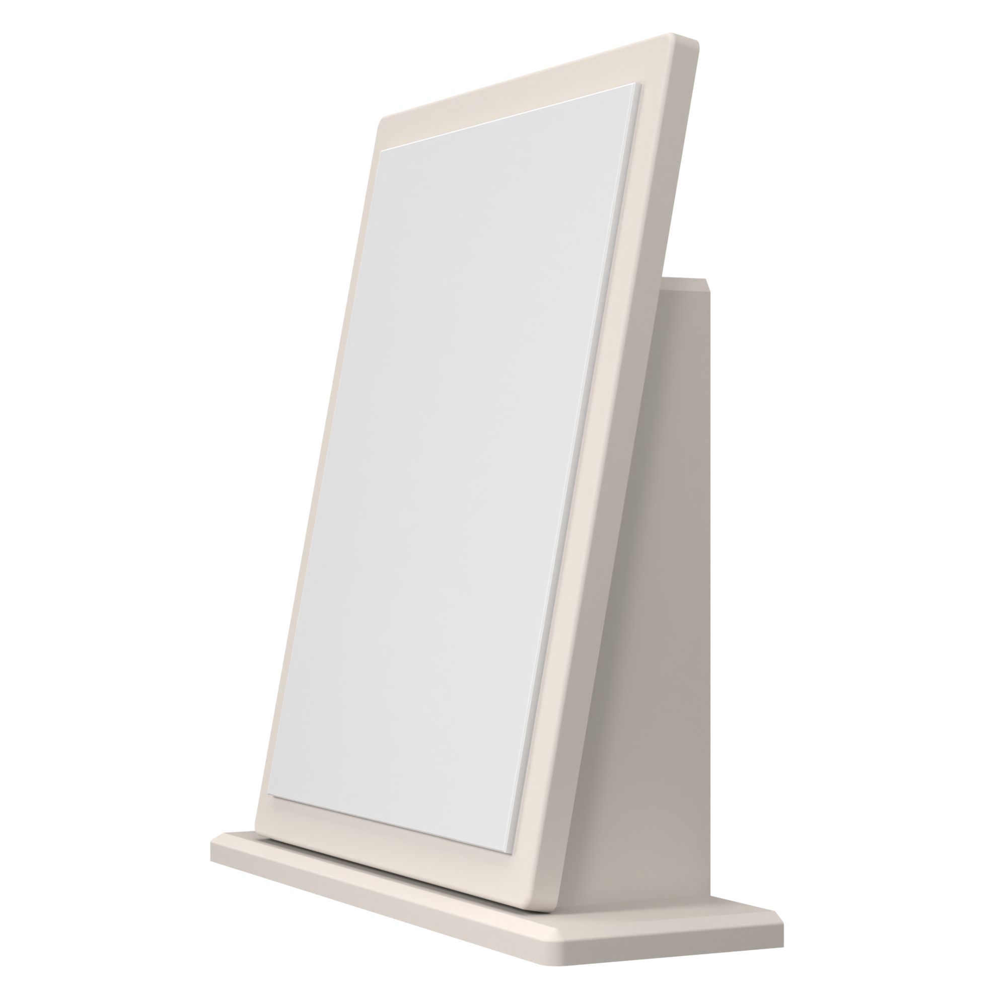 Sussex Beige Rectangular Freestanding Framed mirror, (H)50cm (W)47.8cm