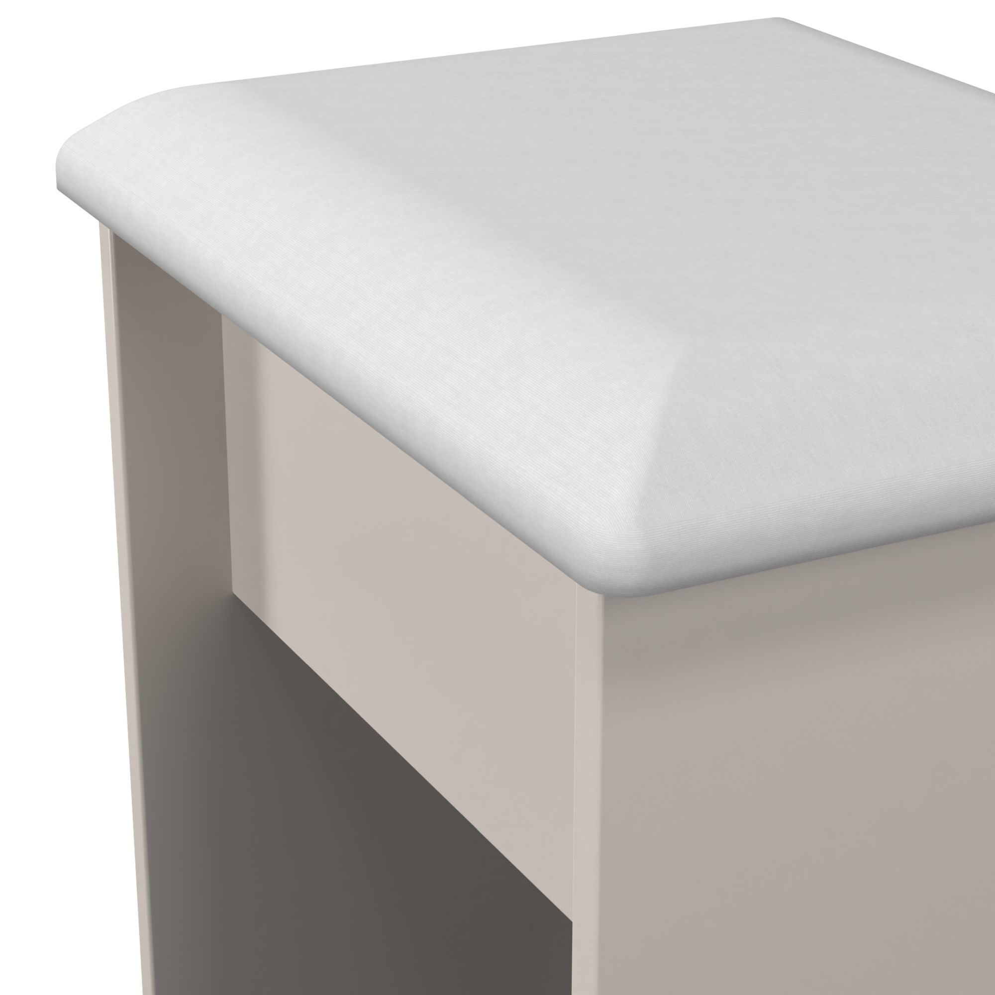 Sussex Ready assembled Beige Padded Dressing table stool