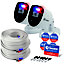 Swann 4K DVR Bullet Wired Indoor & outdoor Swivel & tilt Smart IP camera, Pack of 2 in White