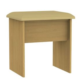 Swift Montana Oak effect Wooden Dressing table stool