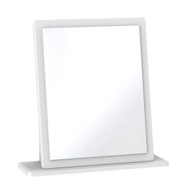 Swift Polar White Framed Mirror (H)51cm (W)48cm