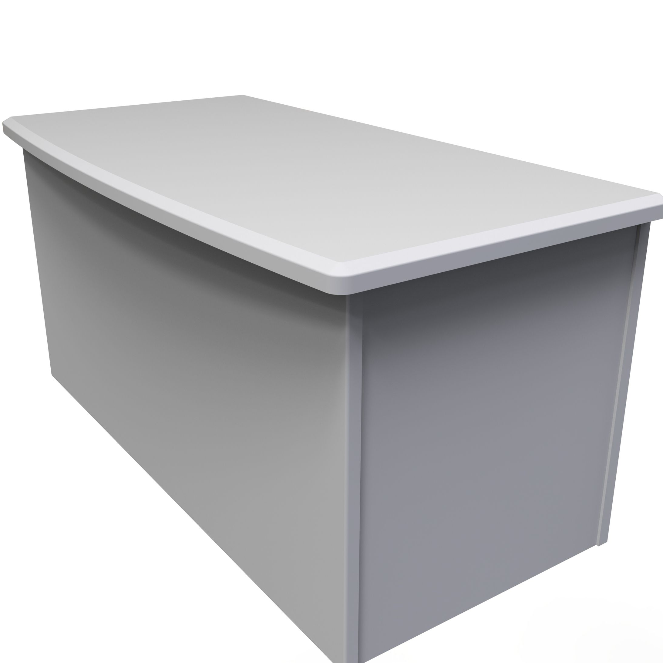 Swift Sherwood Ready assembled Grey Ottoman (H)415mm (W)840mm (D)415mm
