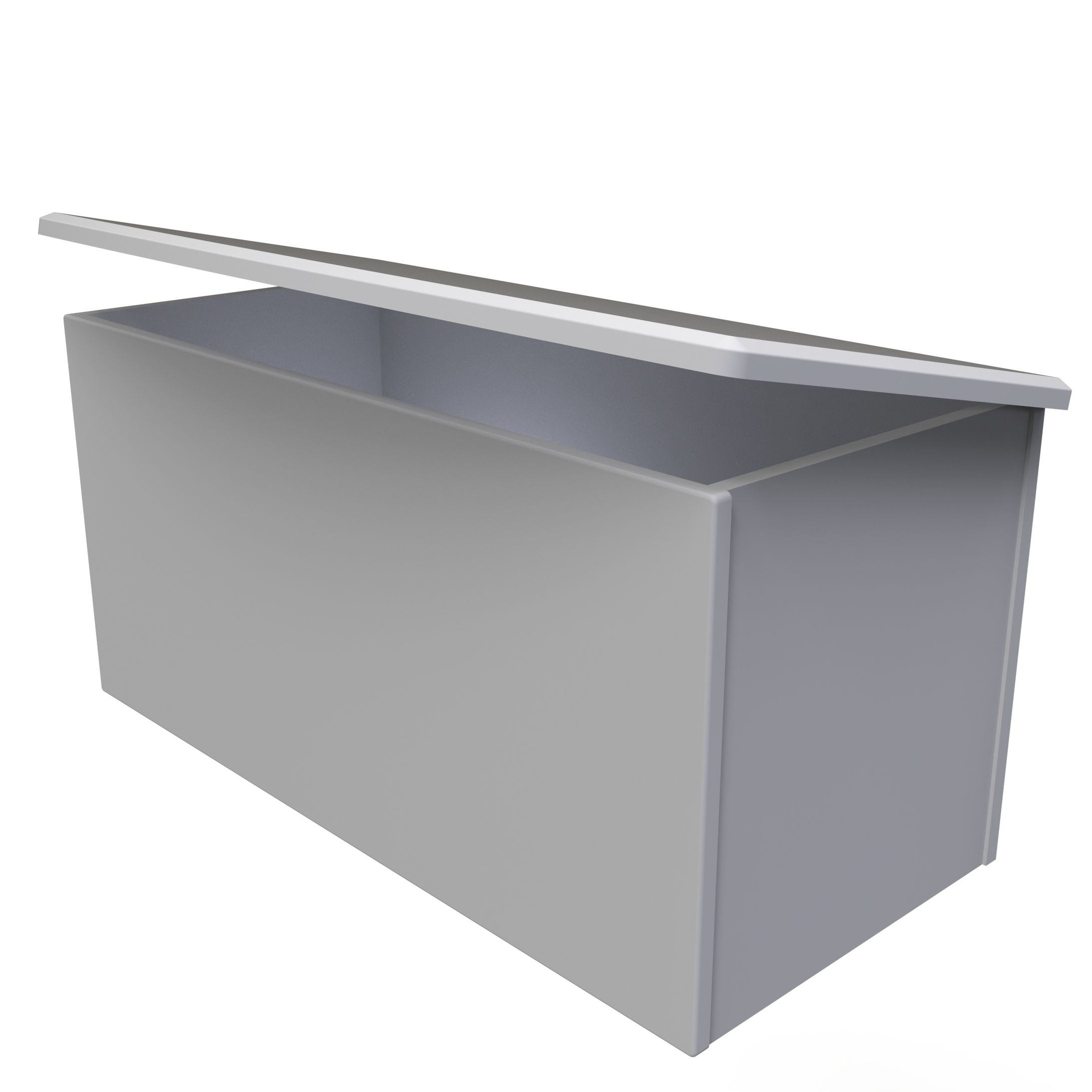 Swift Sherwood Ready assembled Grey Ottoman (H)415mm (W)840mm (D)415mm