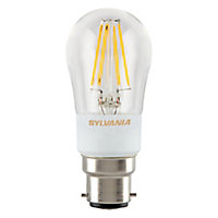 Sylvania B22 4W 450lm Globe LED Dimmable Filament Light bulb