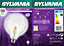 Sylvania E27 8W 1000lm Globe LED Filament Light bulb