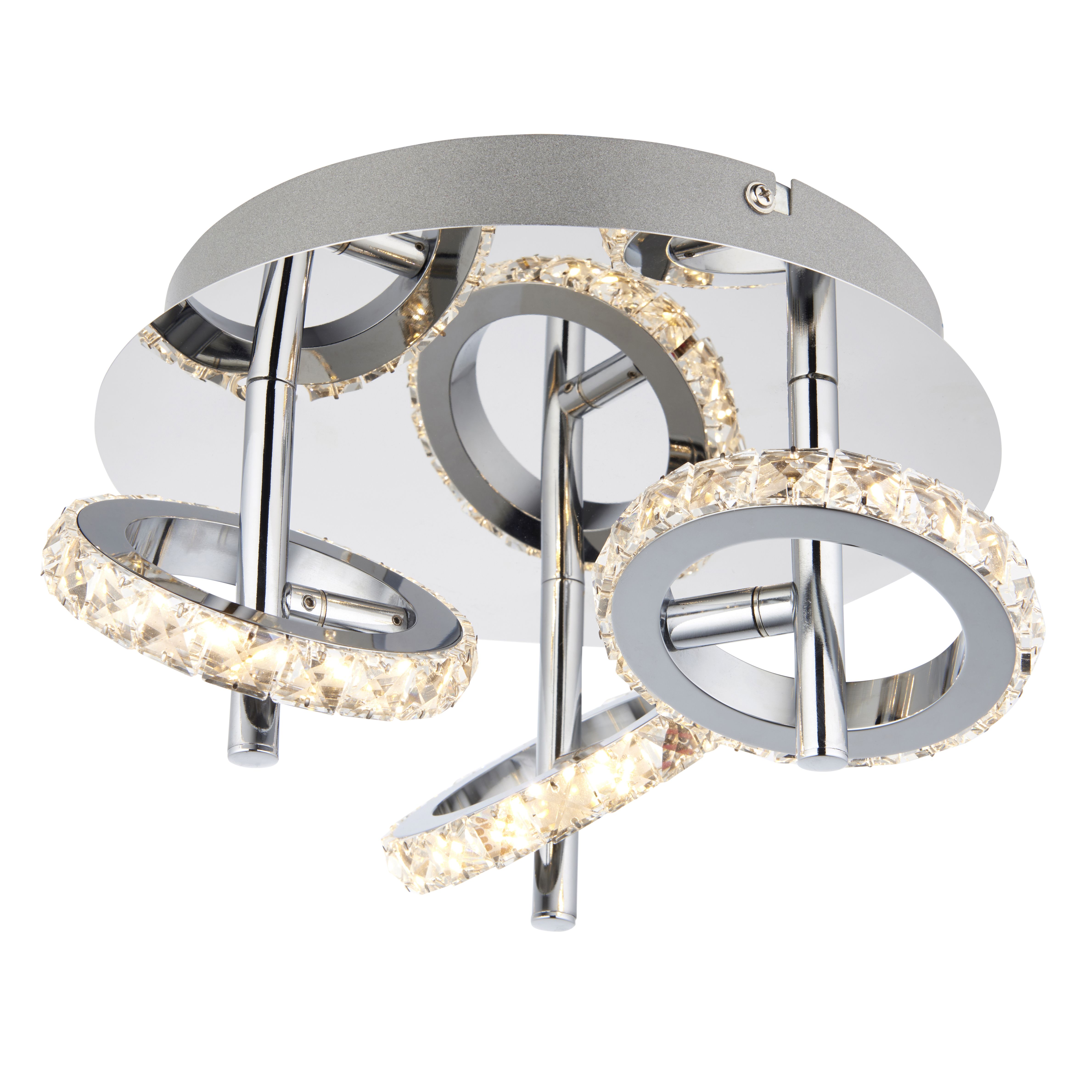 Symi Crystal effect 3 Light Spotlight