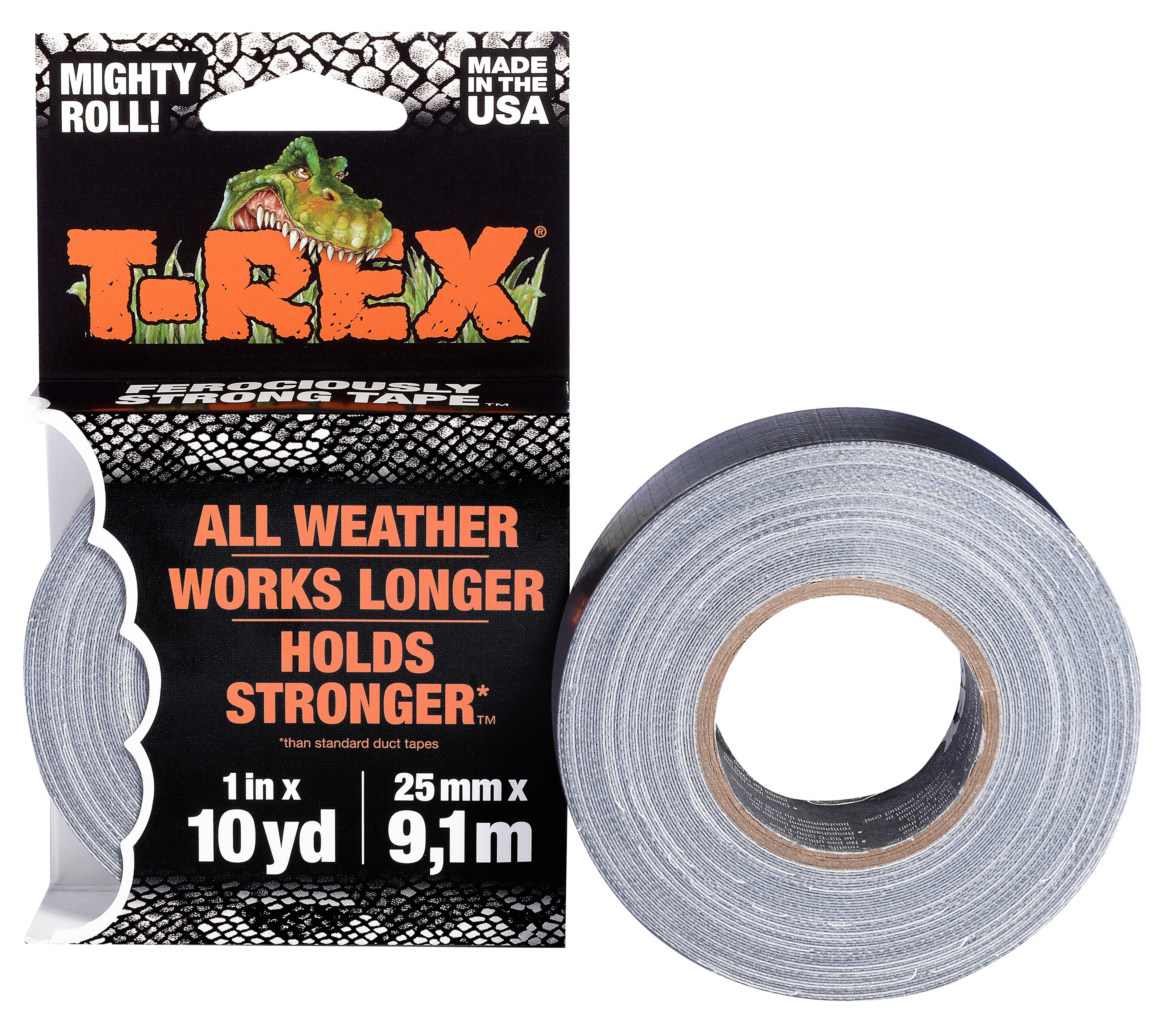 T-Rex Grey Duct Tape (L)9.1m (W)25mm