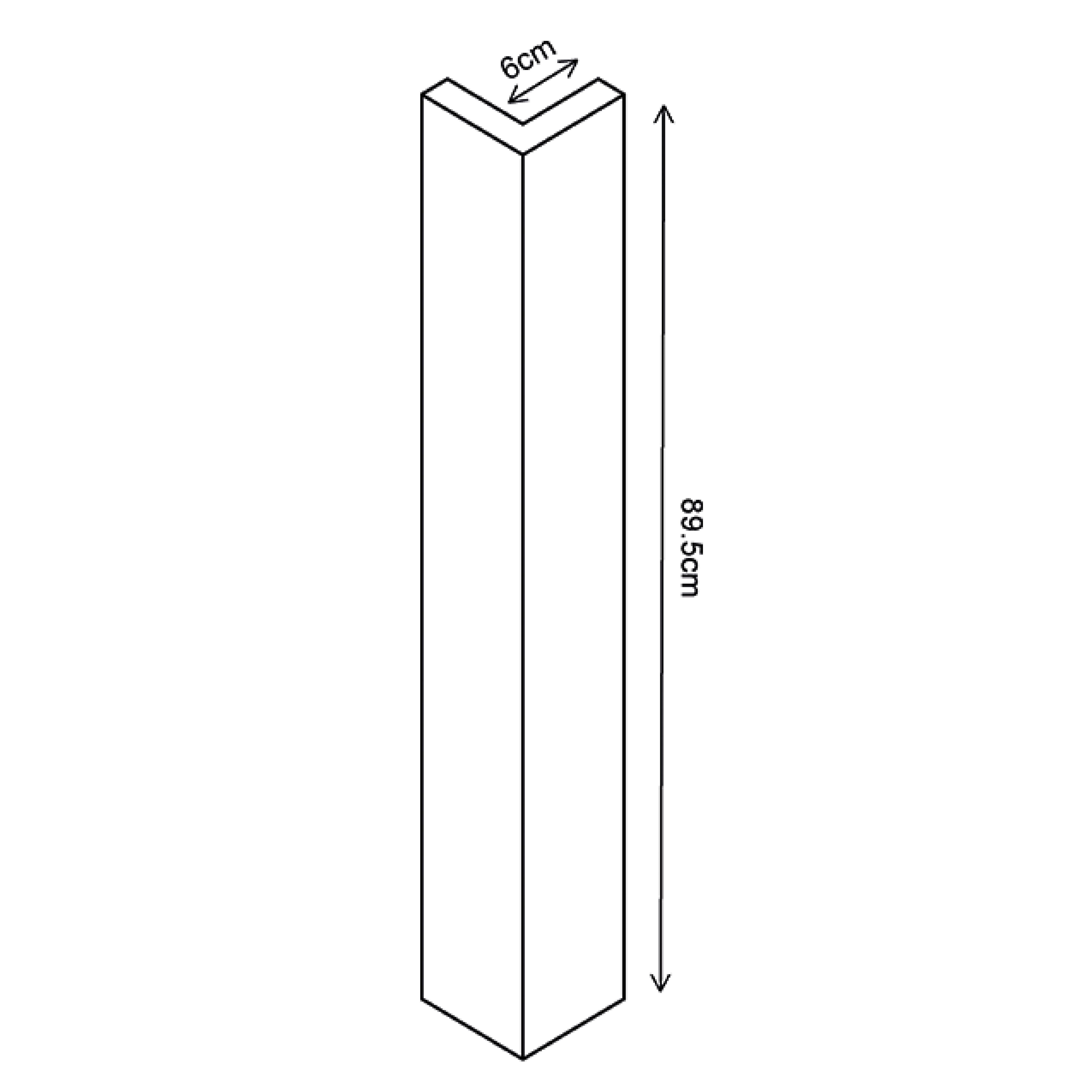 TALL WALL CORNER POST INDIGO