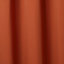Taowa Orange rust Plain Unlined Eyelet Curtain (W)140cm (L)260cm, Single