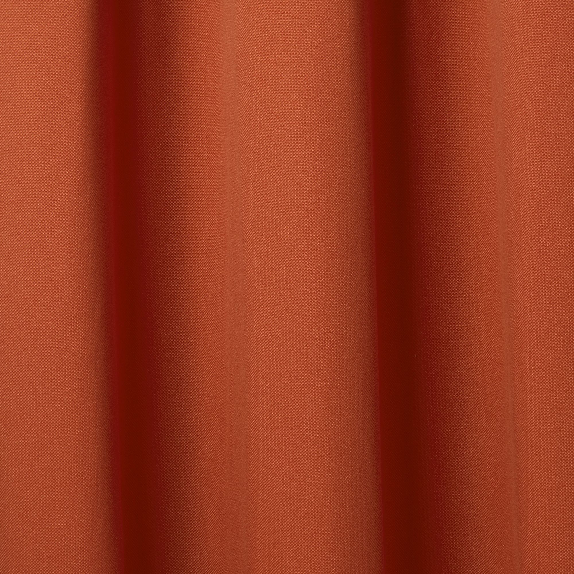 Taowa Orange rust Plain Unlined Eyelet Curtain (W)167cm (L)183cm, Single