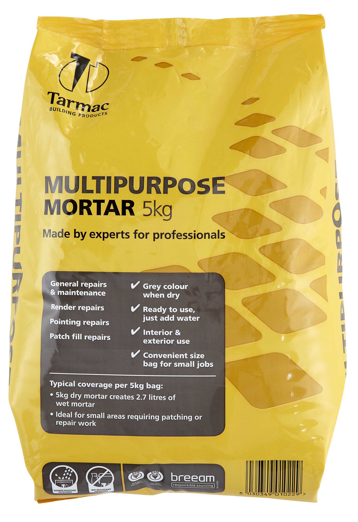 Tarmac Multipurpose Mortar, 5kg Bag | Tradepoint