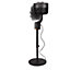 TCP Black 10" Pedestal fan With adjustable height