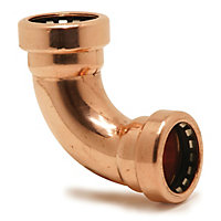 Tectite Sprint Push-fit Pipe elbow 22mm