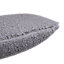 Teddy Fleece Grey Plain Indoor Cushion (L)43cm x (W)43cm