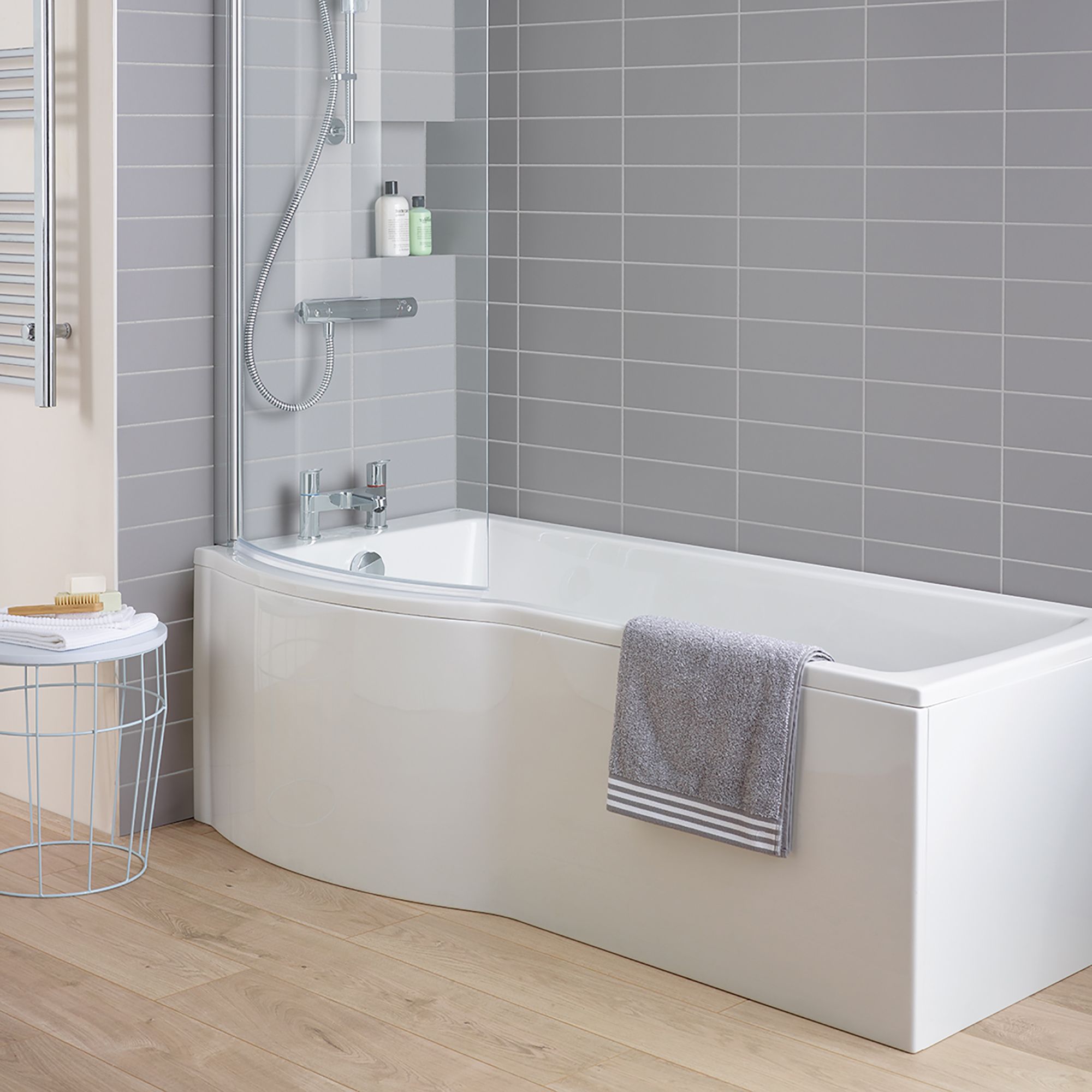 TEMPO ARC SHOWER BATH LEFT HAND