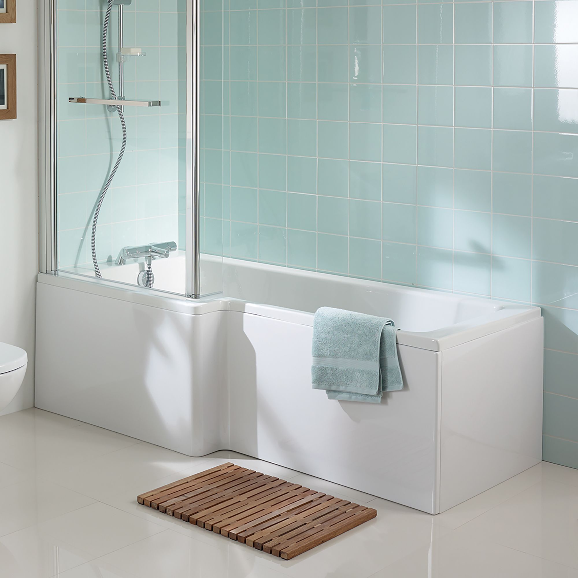 TEMPO CUBE SHOWER BATH LEFT HAND
