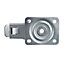 Tente Braked Zinc-plated Swivel Castor 96267800, (Dia)80mm (H)108mm (Max. Weight)70kg