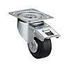 Tente Braked Zinc-plated Swivel Castor 96267800, (Dia)80mm (H)108mm (Max. Weight)70kg