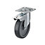 Tente Braked Zinc-plated Swivel Castor 96269100, (Dia)100mm (H)125mm (Max. Weight)70kg