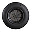 Tente Swivel Rubber Pneumatic Tyre, (Dia)400mm (W)100mm