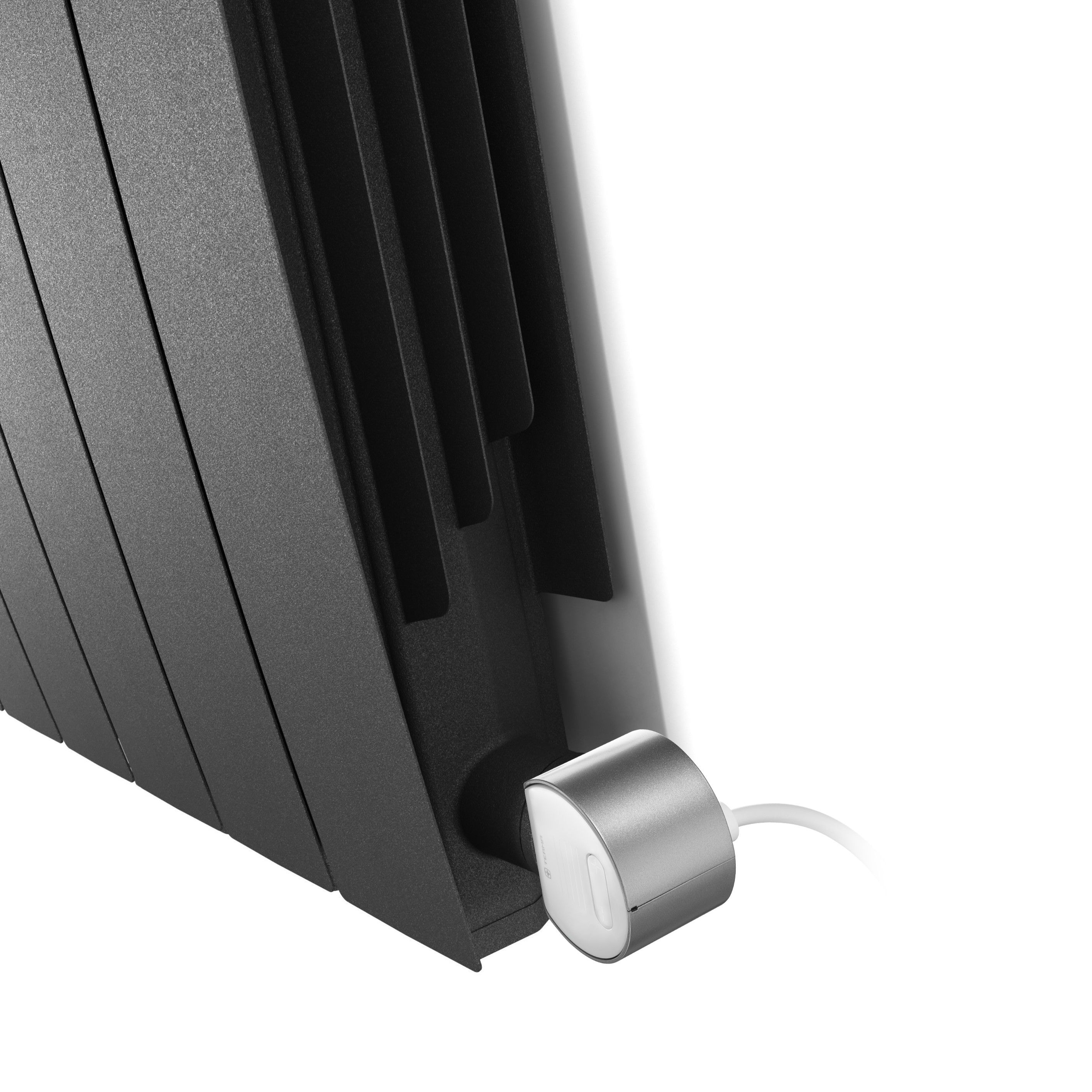 Terma 230V 1.2kW Graphite Smart Horizontal Oil-filled radiator