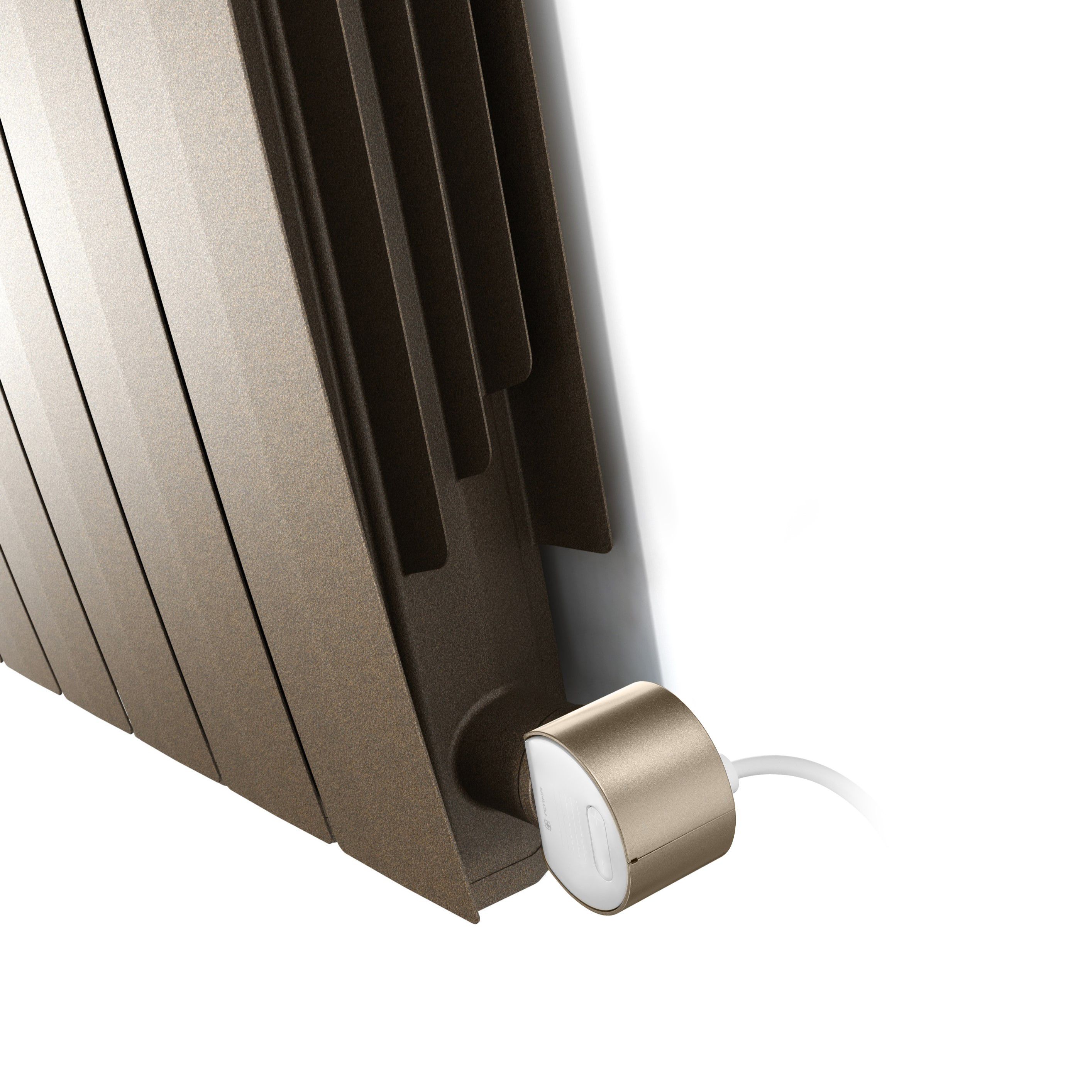 Terma 230V 1.5kW Quartz Mocha Smart Horizontal Oil-filled radiator