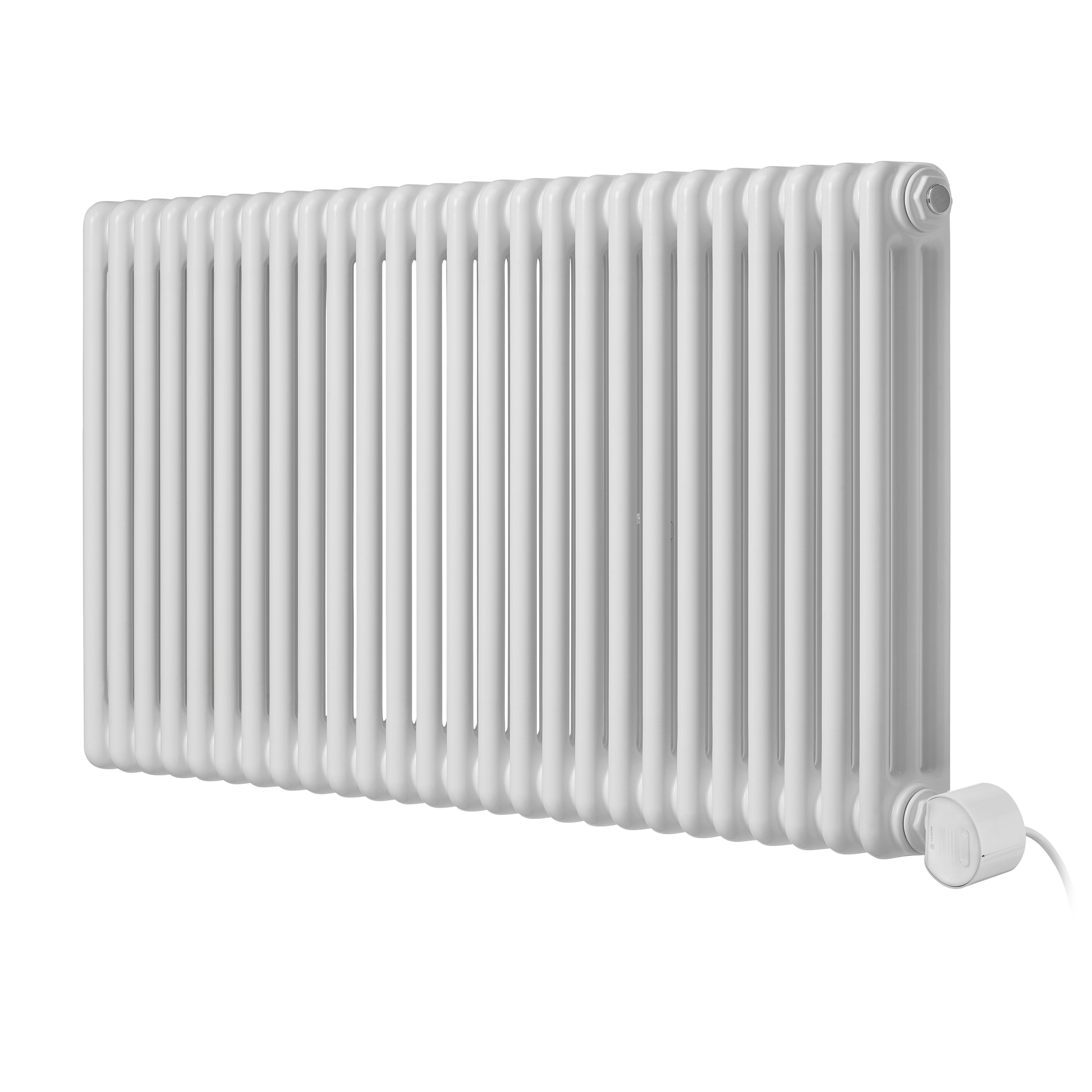 Terma 230V 1.5kW White Smart Horizontal Oil-filled radiator (H) 600mm x (W) 1194mm