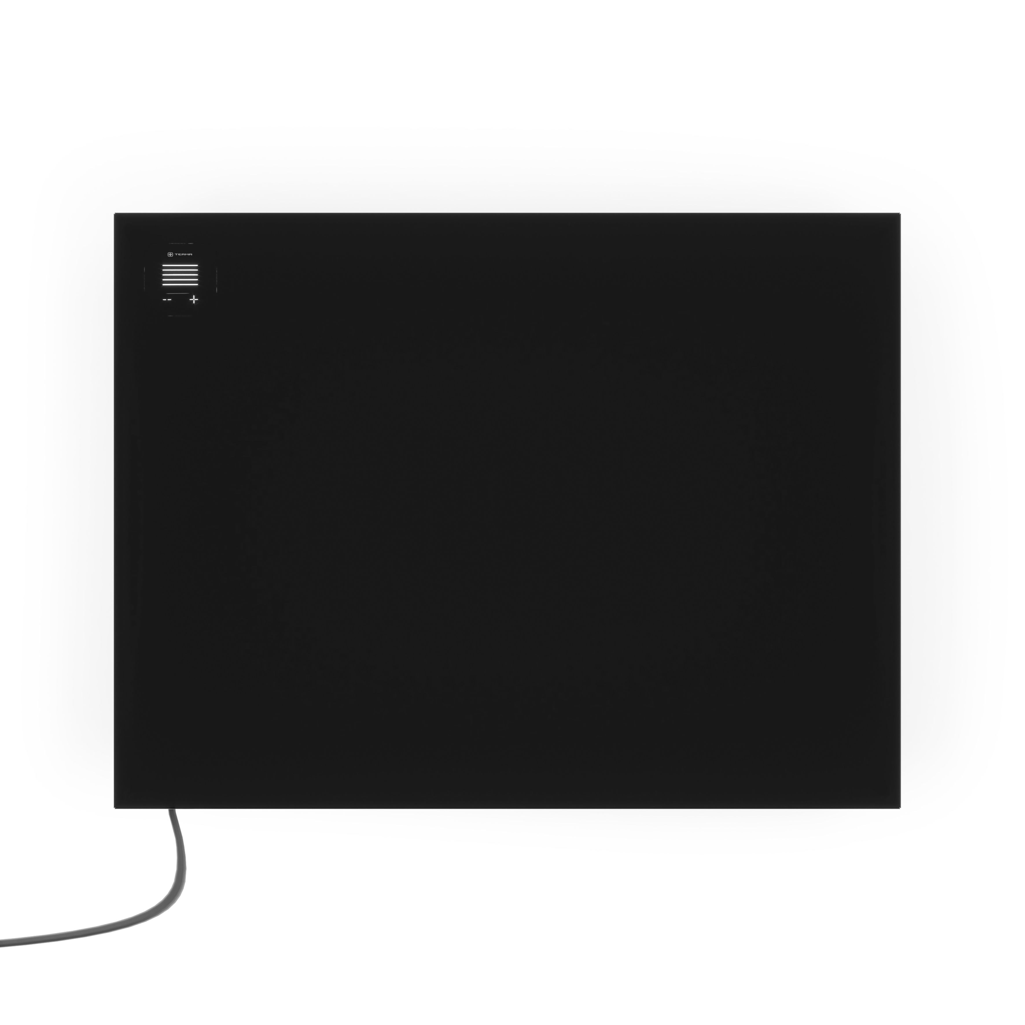 Terma 230V 1kW Black Smart Horizontal Oil-free radiator