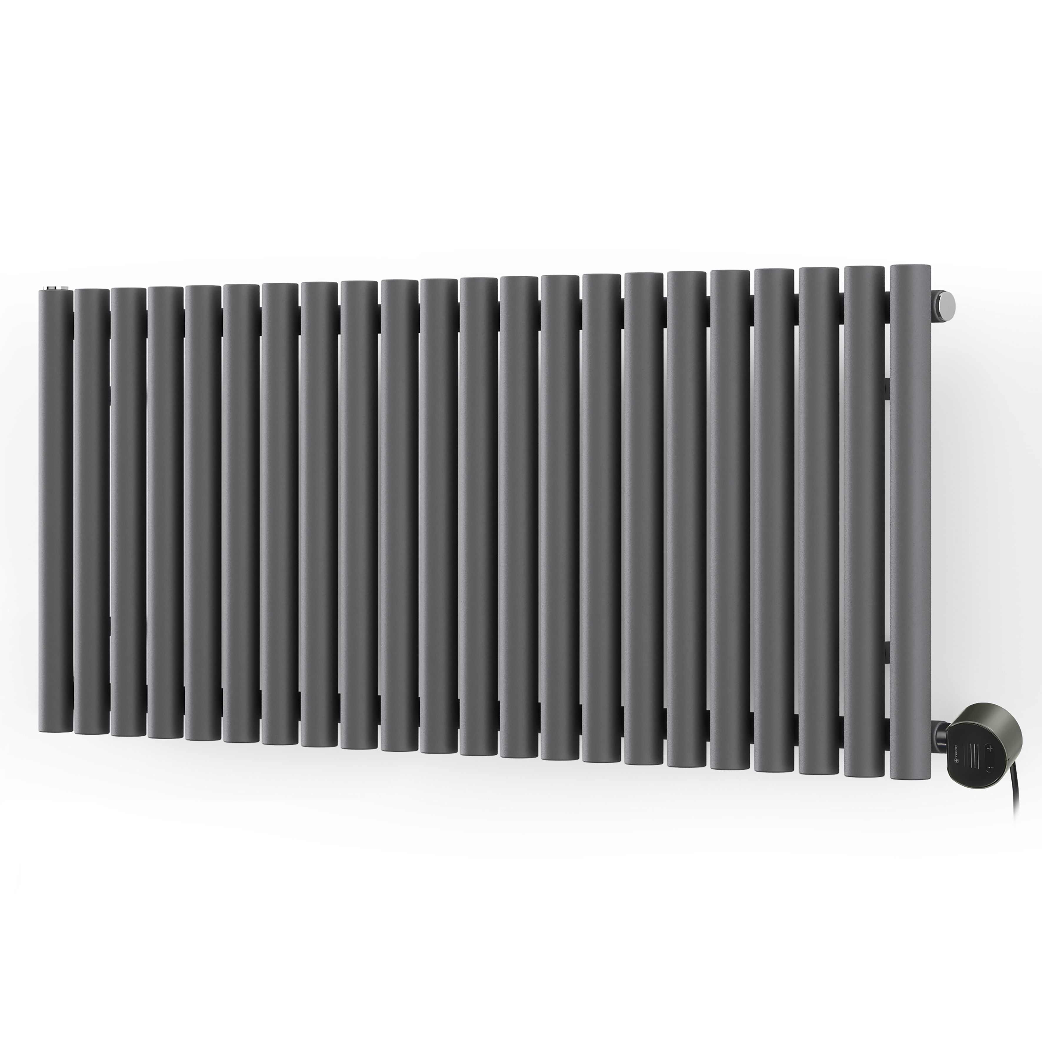 Terma 230V 1kW Modern Grey Smart Horizontal Oil-filled radiator