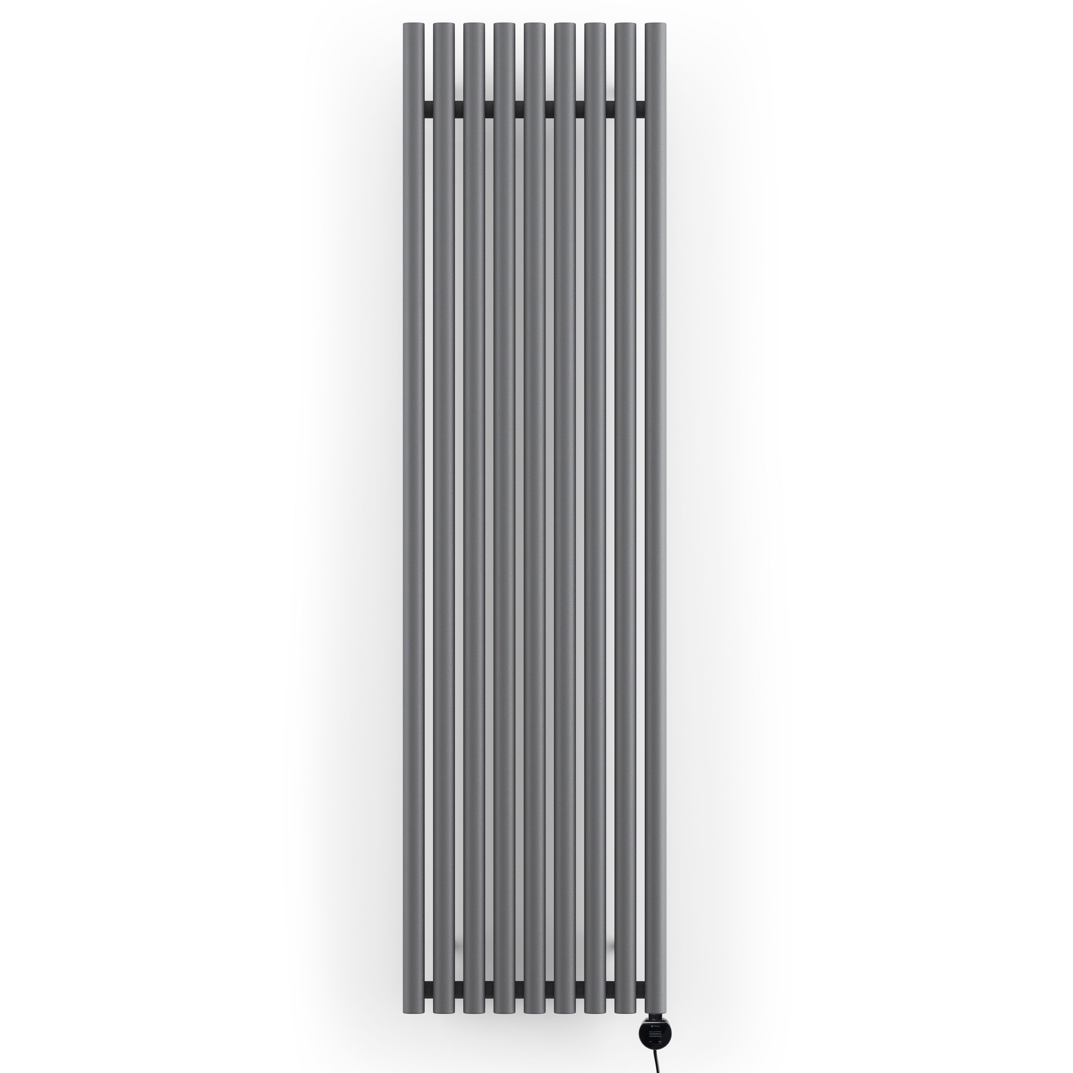 Terma 230V 1kW Modern Grey Smart Vertical Oil-filled radiator