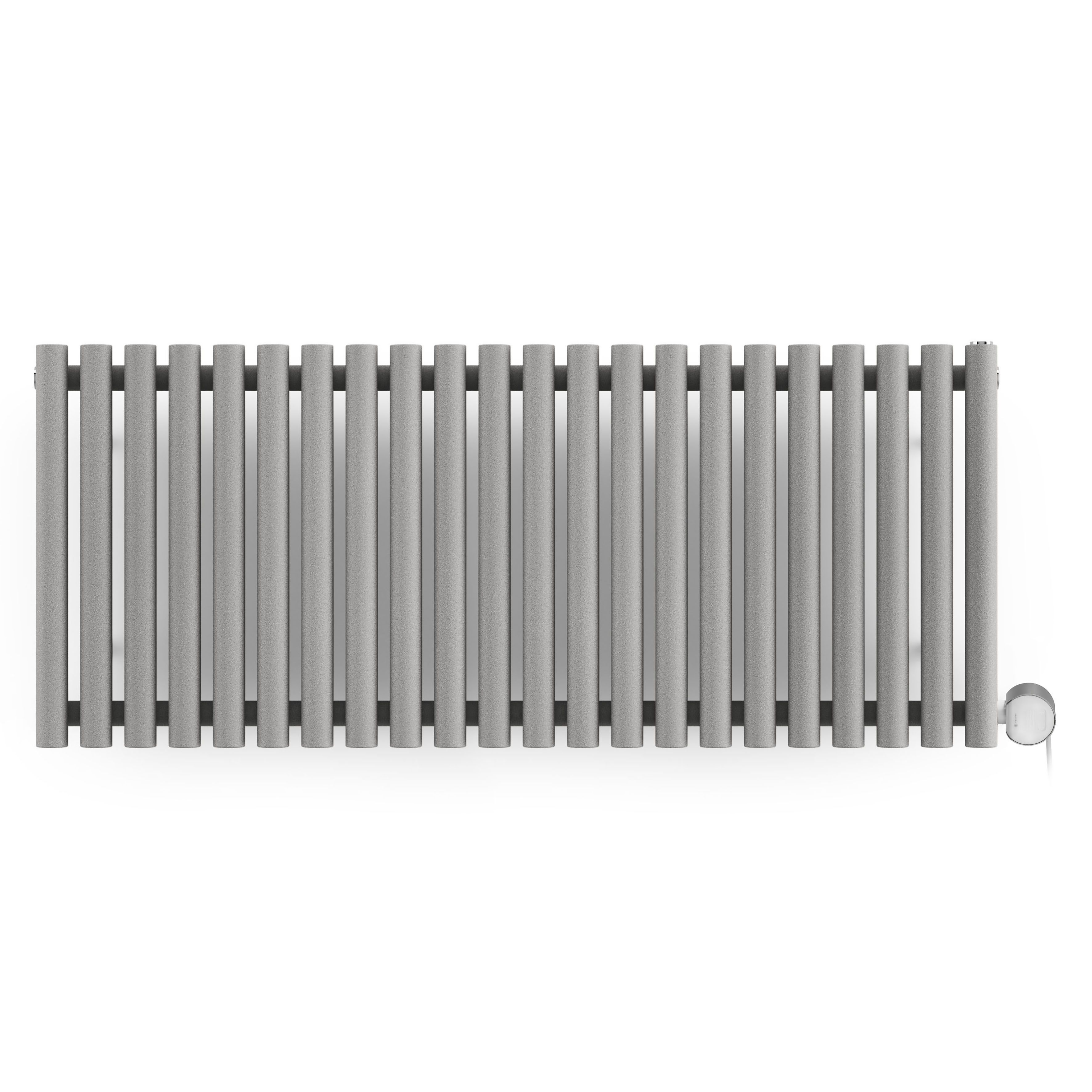 Terma 230V 1kW Salt n Pepper Smart Horizontal Oil-filled radiator (H) 580mm x (W) 1195mm