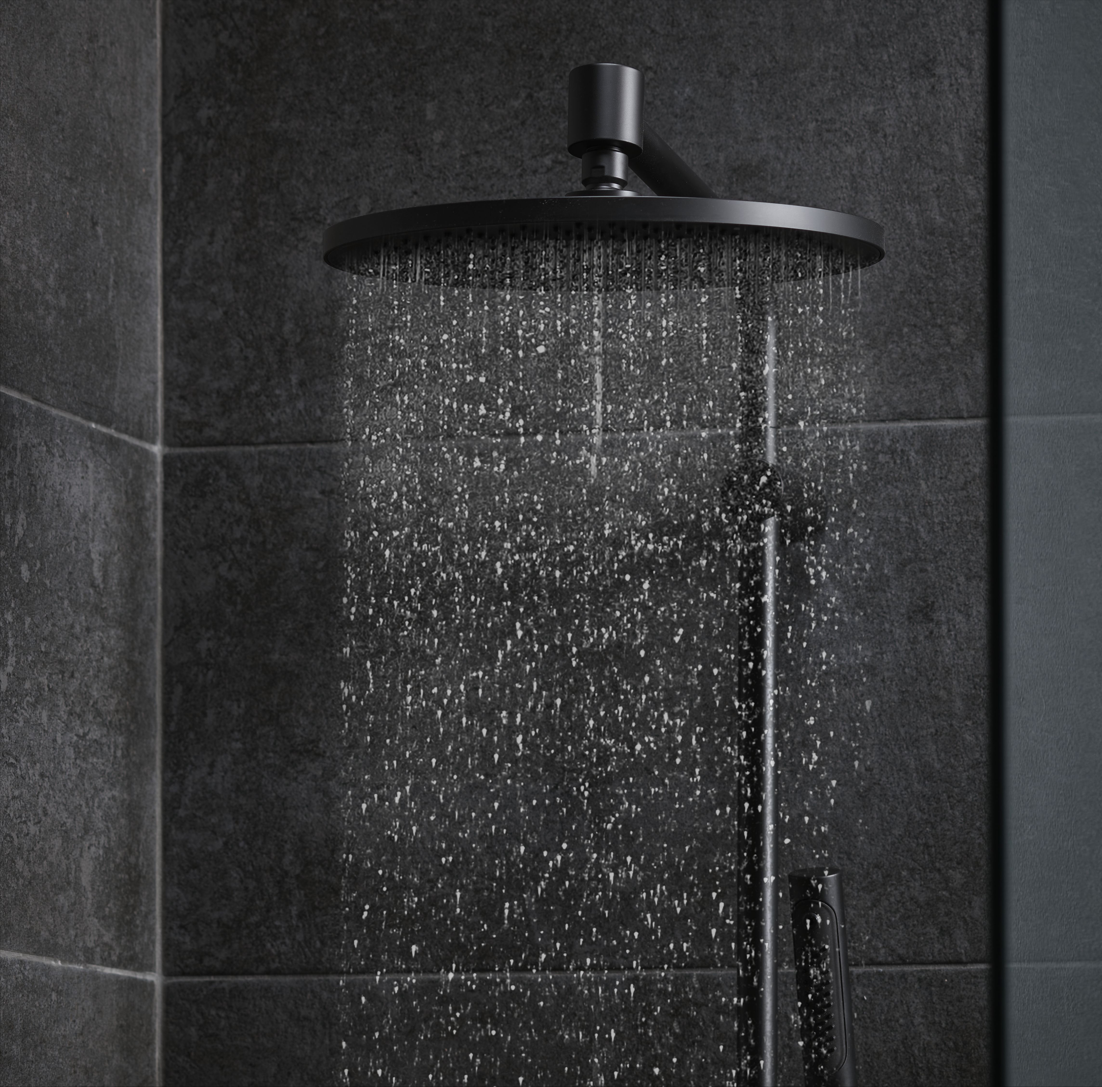 Terma Alex Modern grey Towel warmer (W)500mm x (H)1580mm
