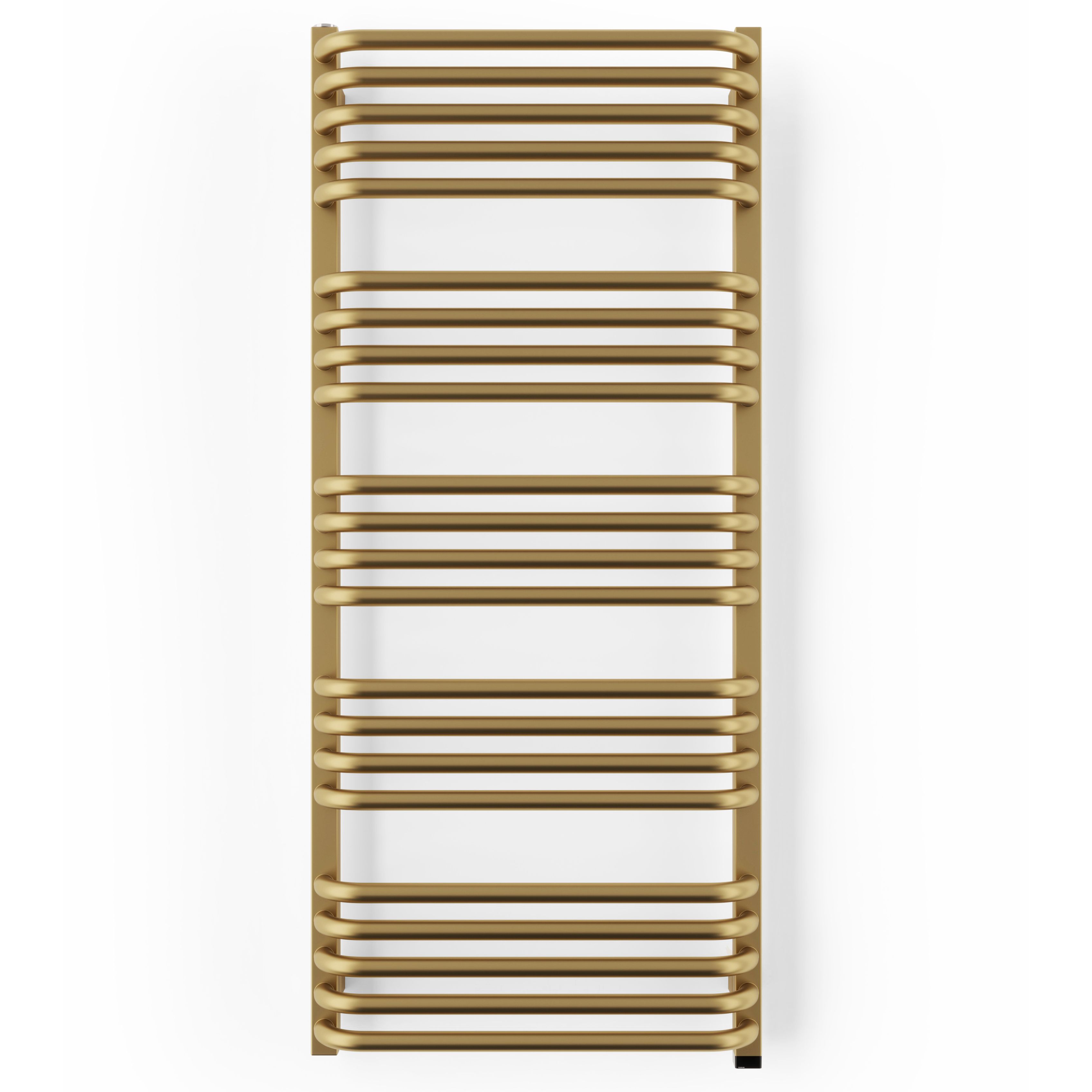 Terma Alex ONE Brass effect Flat Towel warmer (W)500mm x (H)1140mm