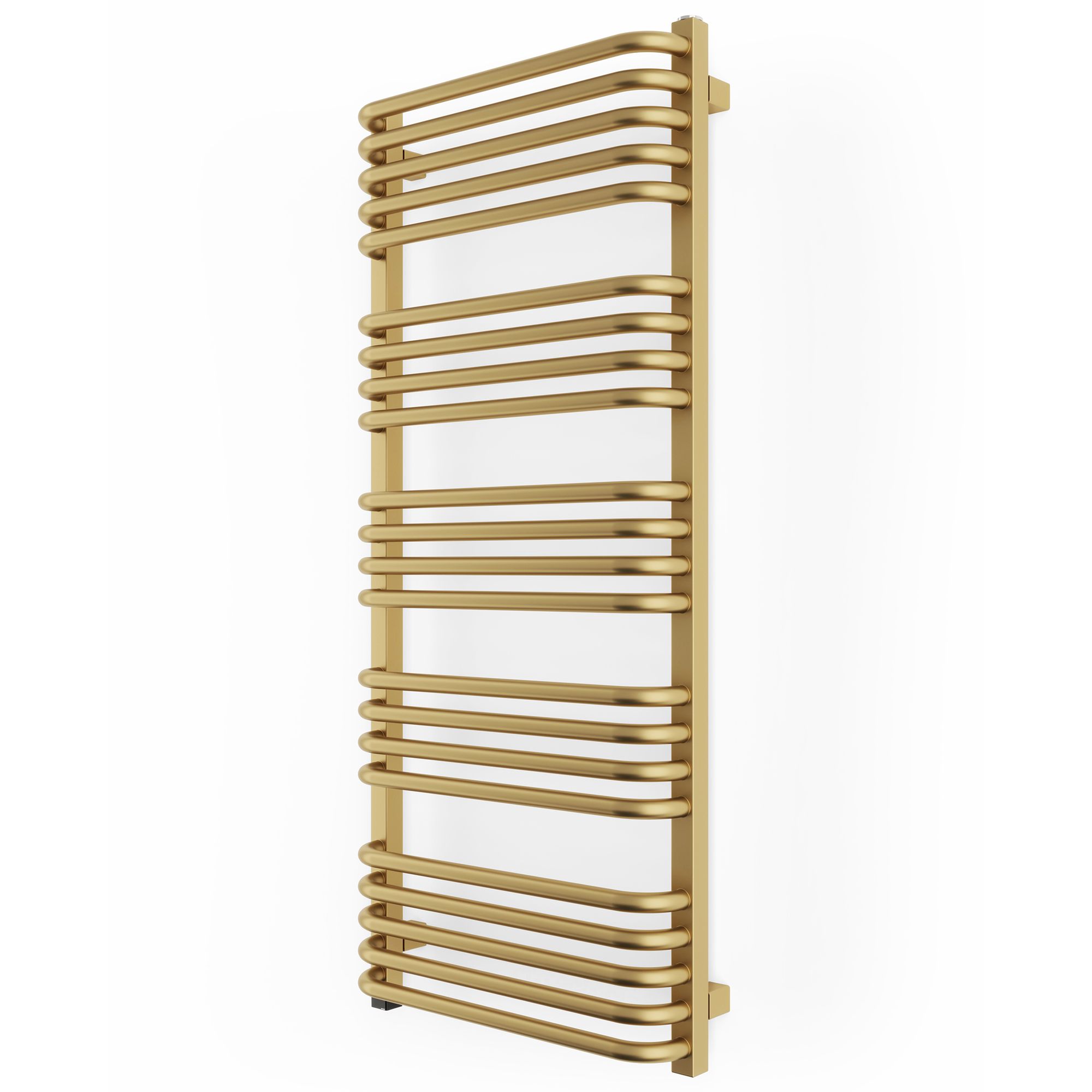 Terma Alex ONE Brass effect Flat Towel warmer (W)500mm x (H)1140mm