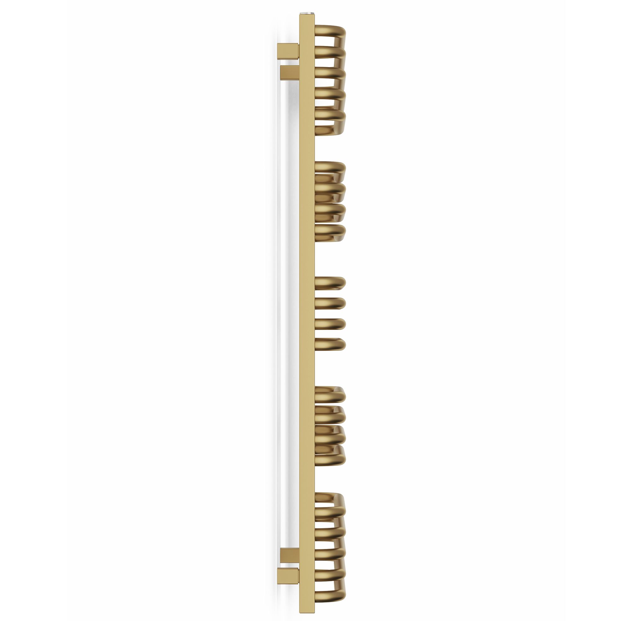Terma Alex ONE Brass effect Flat Towel warmer (W)500mm x (H)1140mm