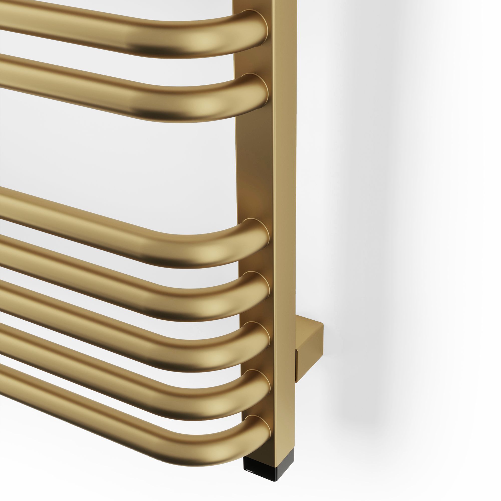 Terma Alex ONE Brass effect Flat Towel warmer (W)500mm x (H)1140mm