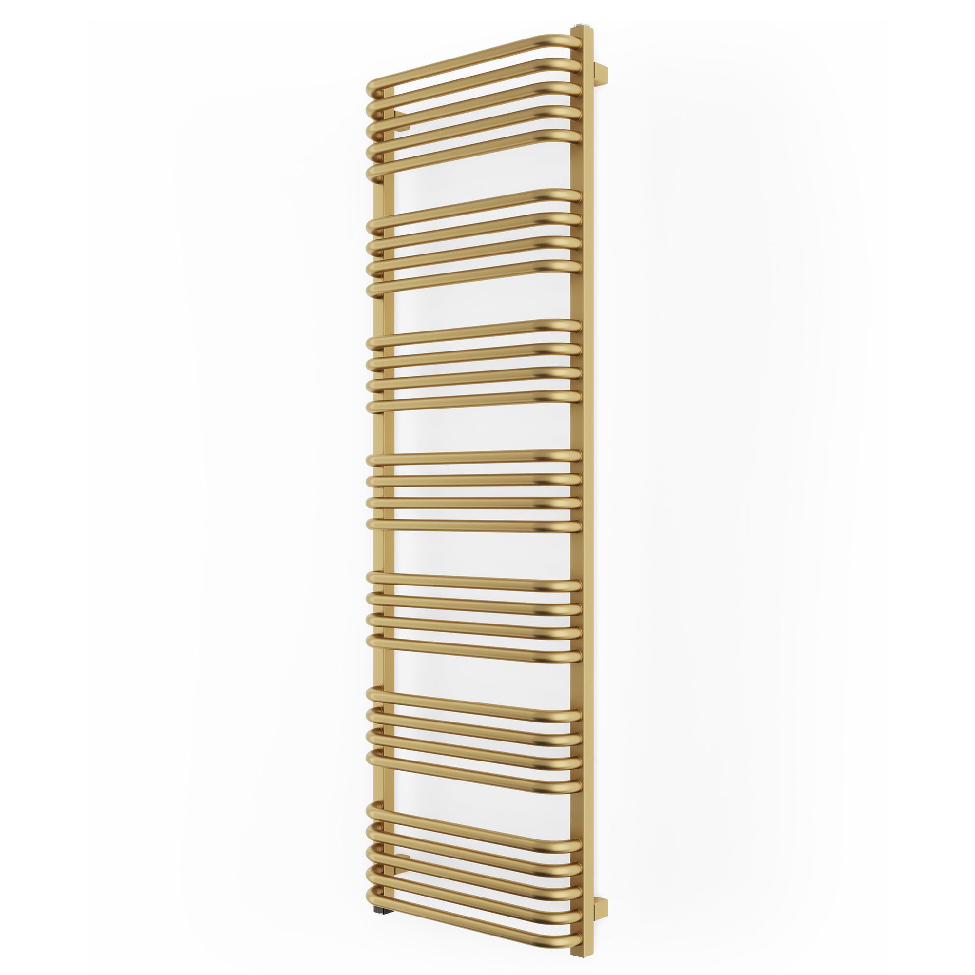 Terma Alex ONE Brass effect Flat Towel warmer (W)500mm x (H)1580mm