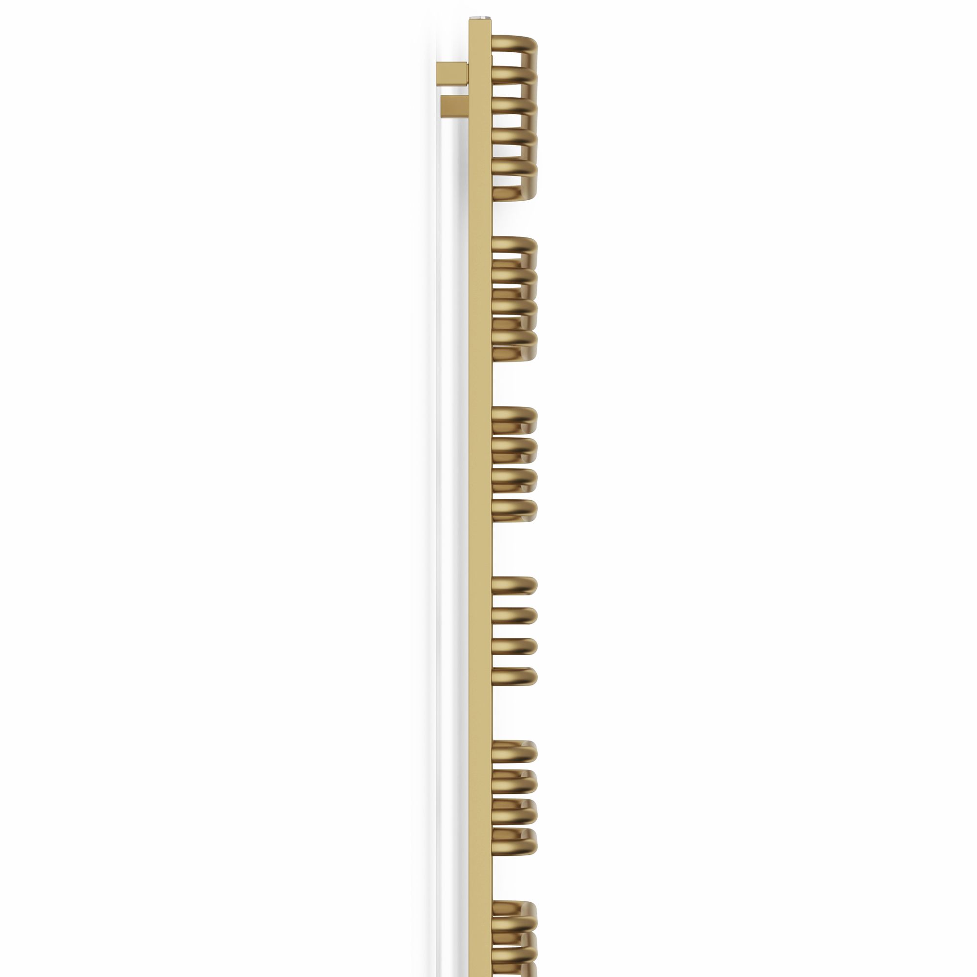 Terma Alex ONE Brass effect Flat Towel warmer (W)500mm x (H)1580mm