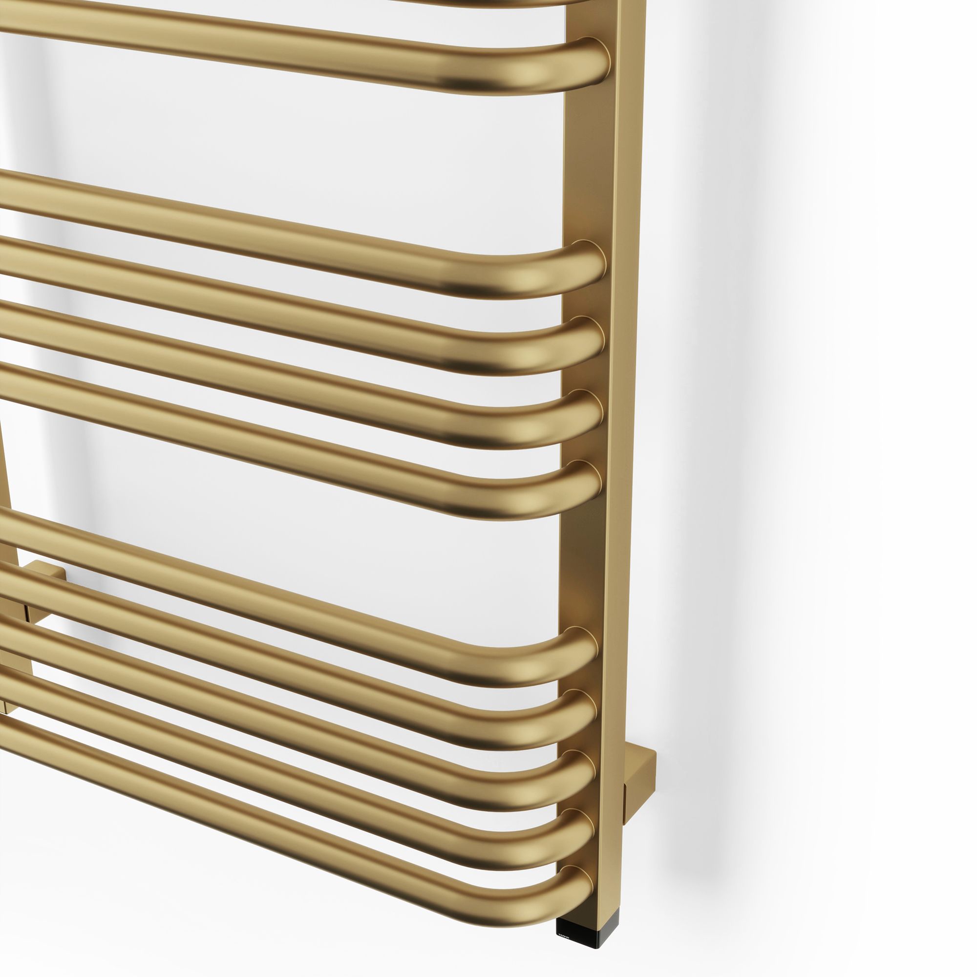 Terma Alex ONE Brass effect Flat Towel warmer (W)500mm x (H)1580mm