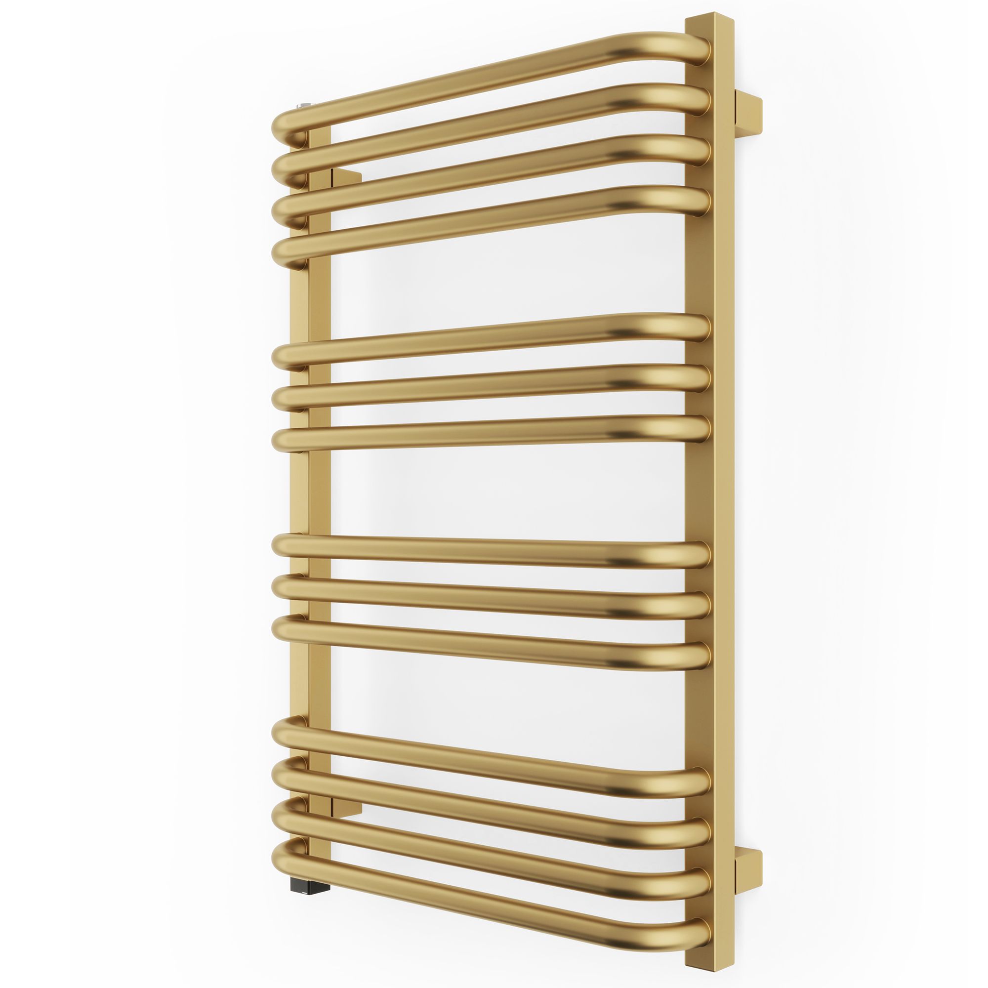 Terma Alex ONE Brass effect Flat Towel warmer (W)500mm x (H)760mm
