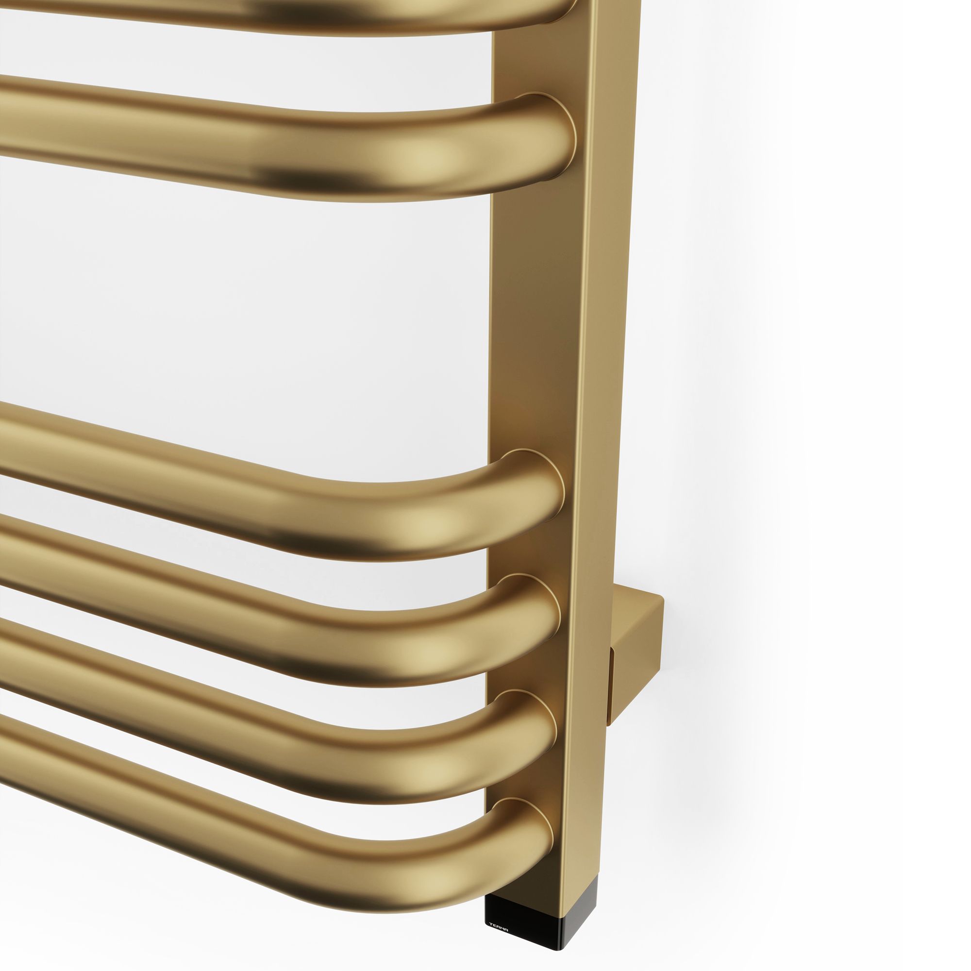 Terma Alex ONE Brass effect Flat Towel warmer (W)500mm x (H)760mm